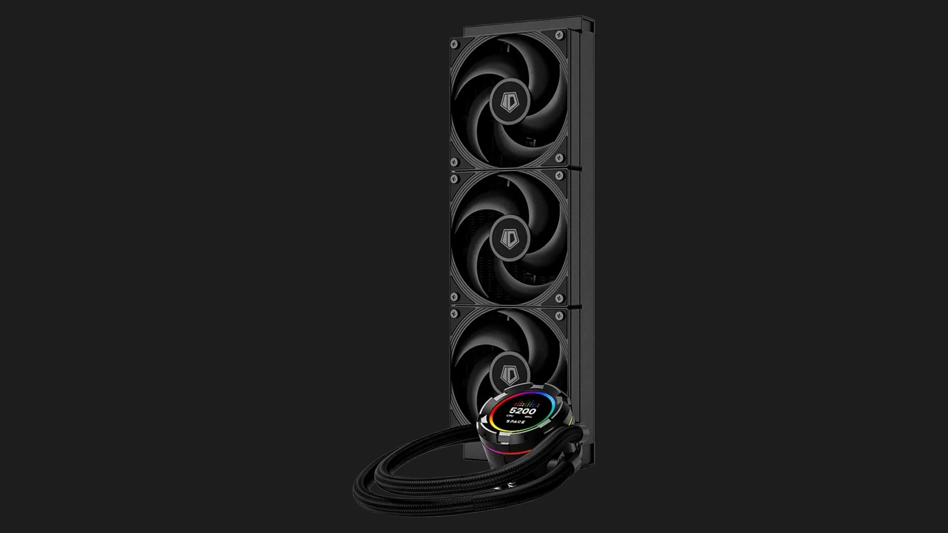 Система водяного охолодження ID-Cooling Space SL Pro SE 360 LCD (Black) (SL360 Pro SE)