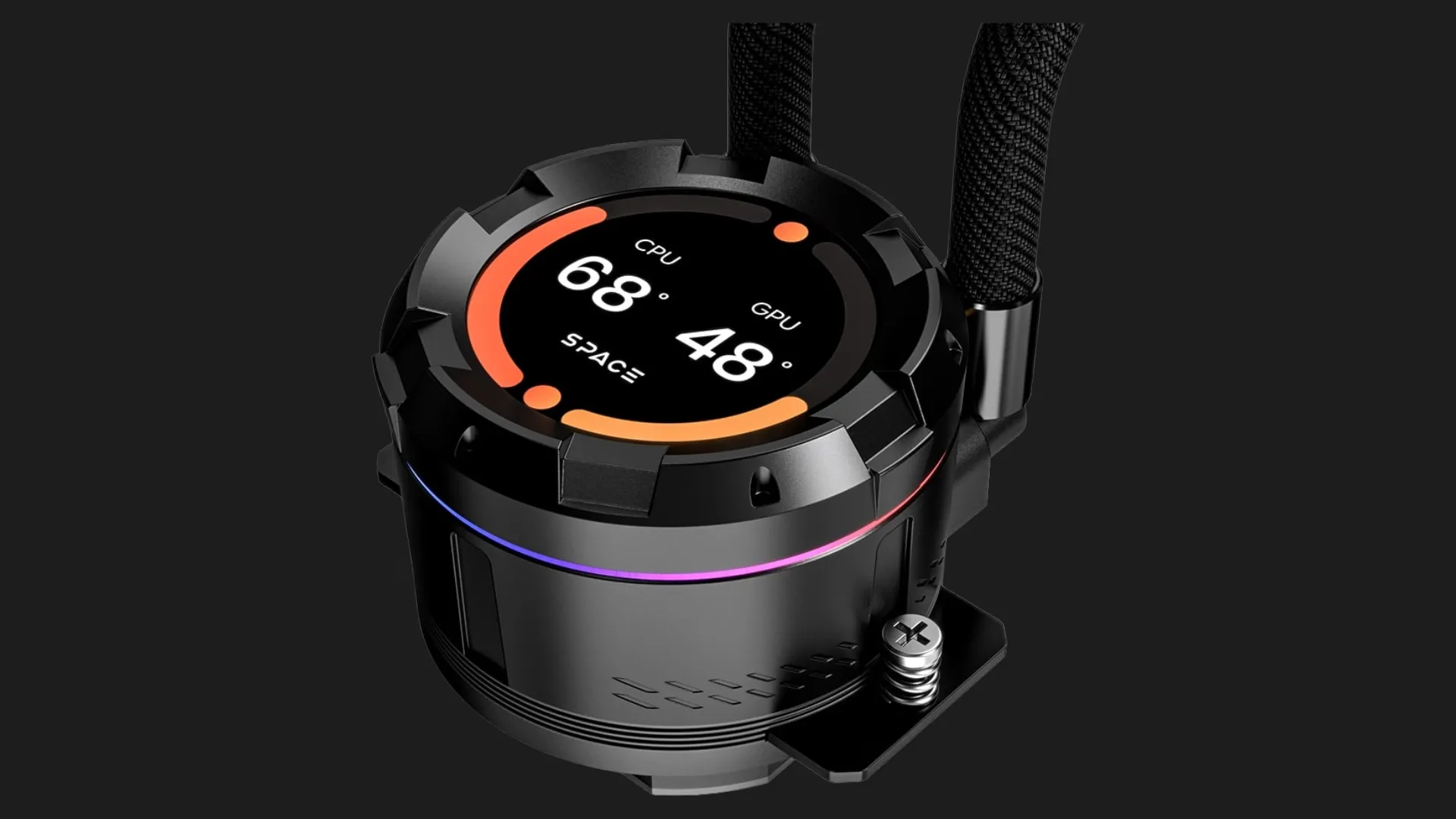 Система водяного охолодження ID-Cooling Space SL Pro SE 360 LCD (Black) (SL360 Pro SE)
