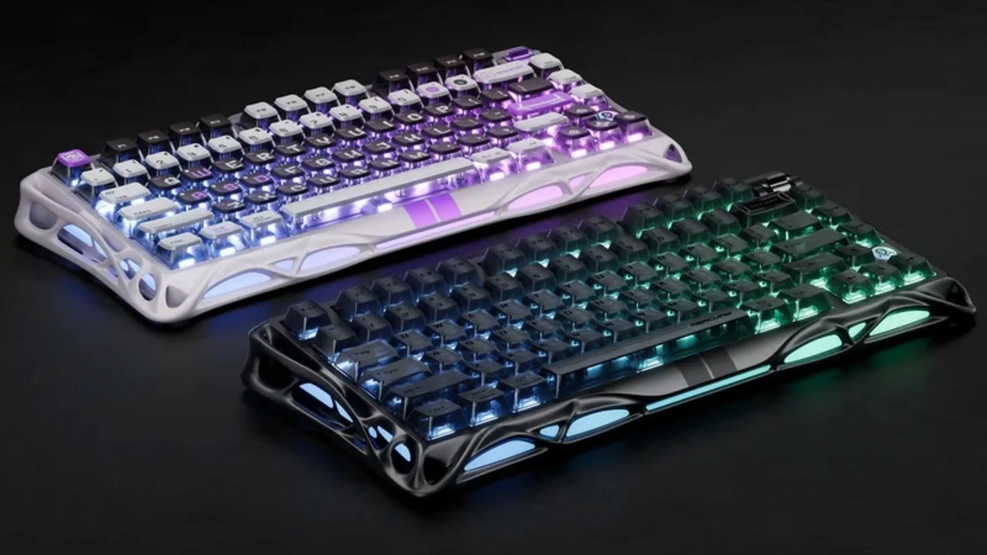 Игровая клавиатура магнитная GravaStar Mercury V75 80keys Magnetic Jade Pro 8K USB-A RGB Stealth (Black) (GSV75_XTAL_BLK)