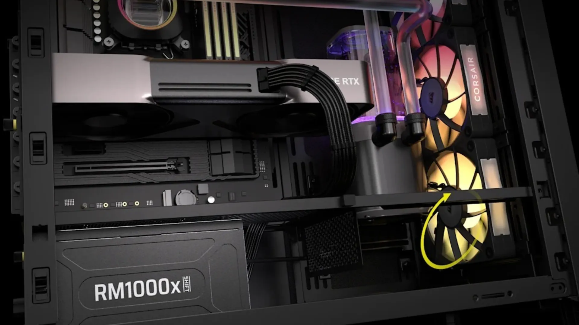 Блок живлення Corsair RM1000x Shift ATX 3.1 1000W (CP-9020300-EU)