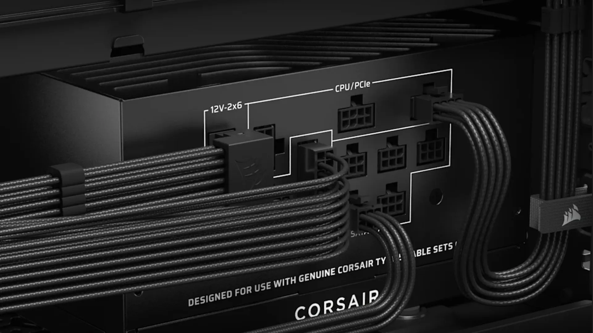 Блок живлення Corsair RM1000x Shift ATX 3.1 1000W (CP-9020300-EU)