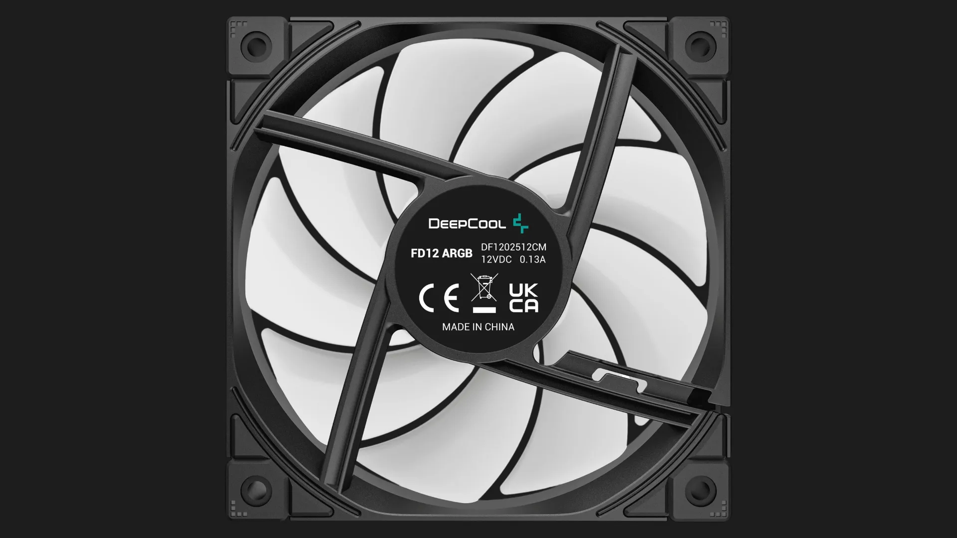 Вентилятор DeepCool FD12 ARGB KIT x3 120 (White) (R-FD12-WHAPN3-G)
