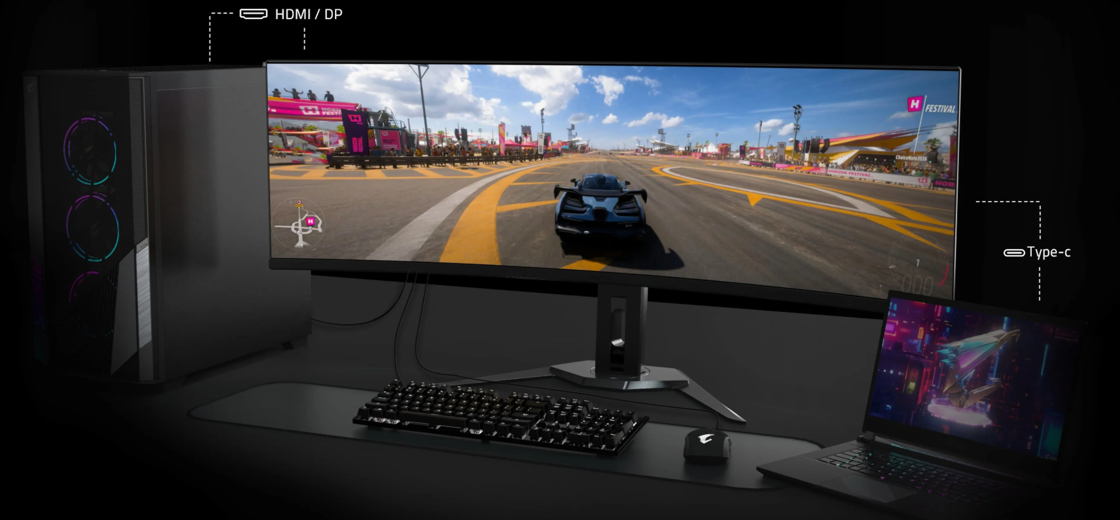 Монитор GIGABYT 49" OLED 144Hz AORUS CO49DQ (UA)