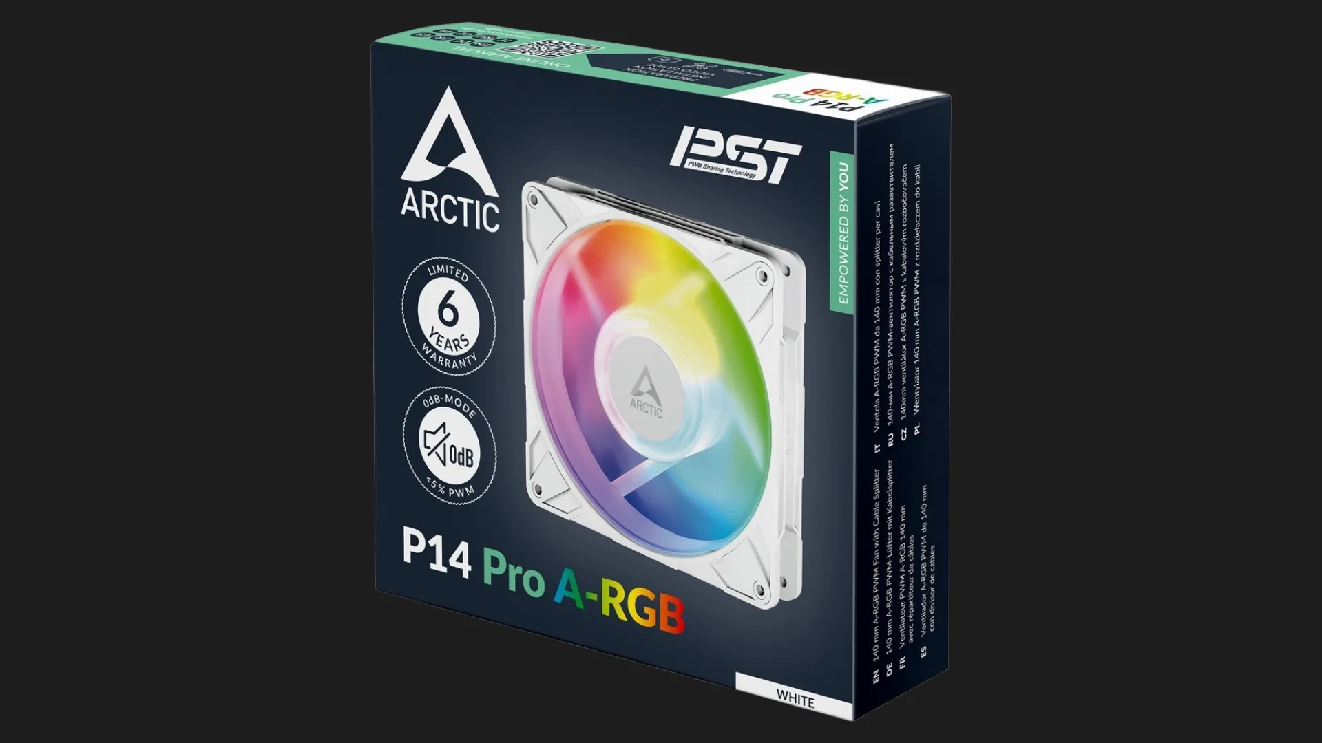 Вентилятор Arctic P14 Pro ARGB 140 (White) (ACFAN00318A)
