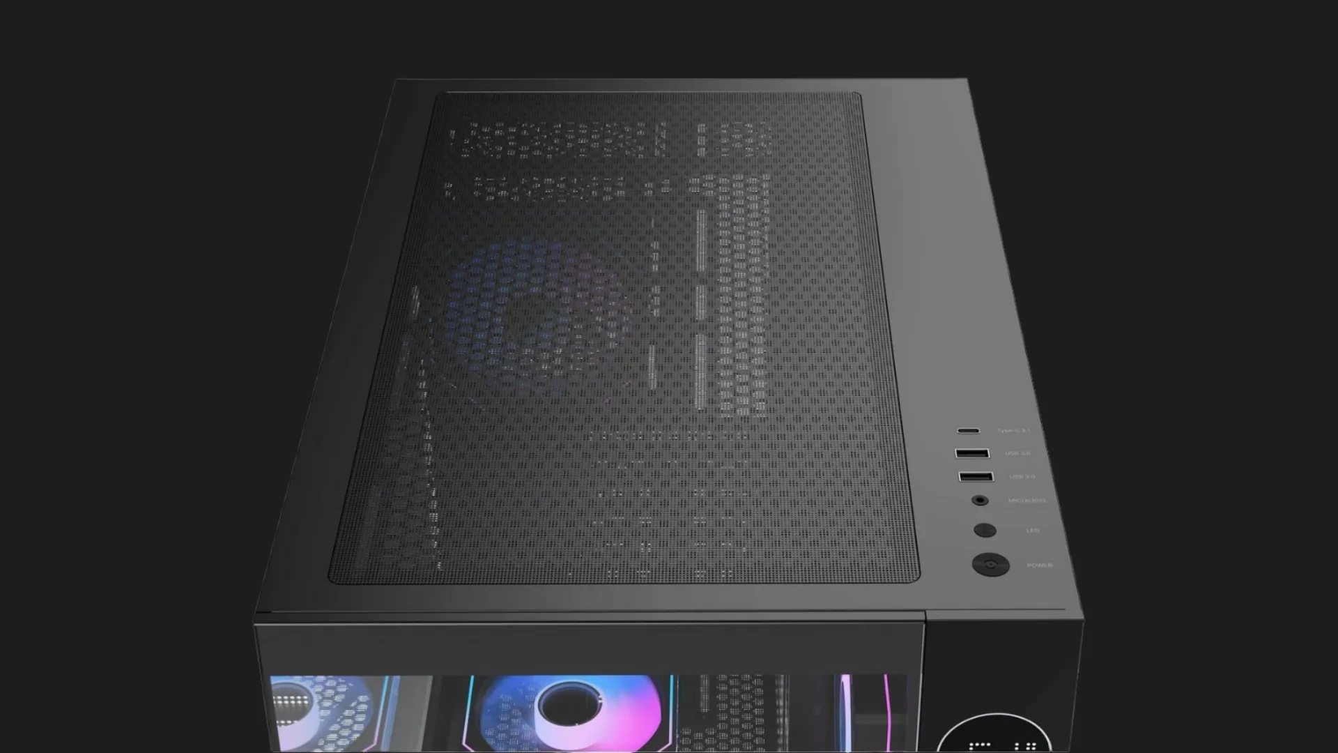 Корпус OCYPUS IOTA C70 ARGB (Black) (IOTA-C70-BKD600XX-GL)