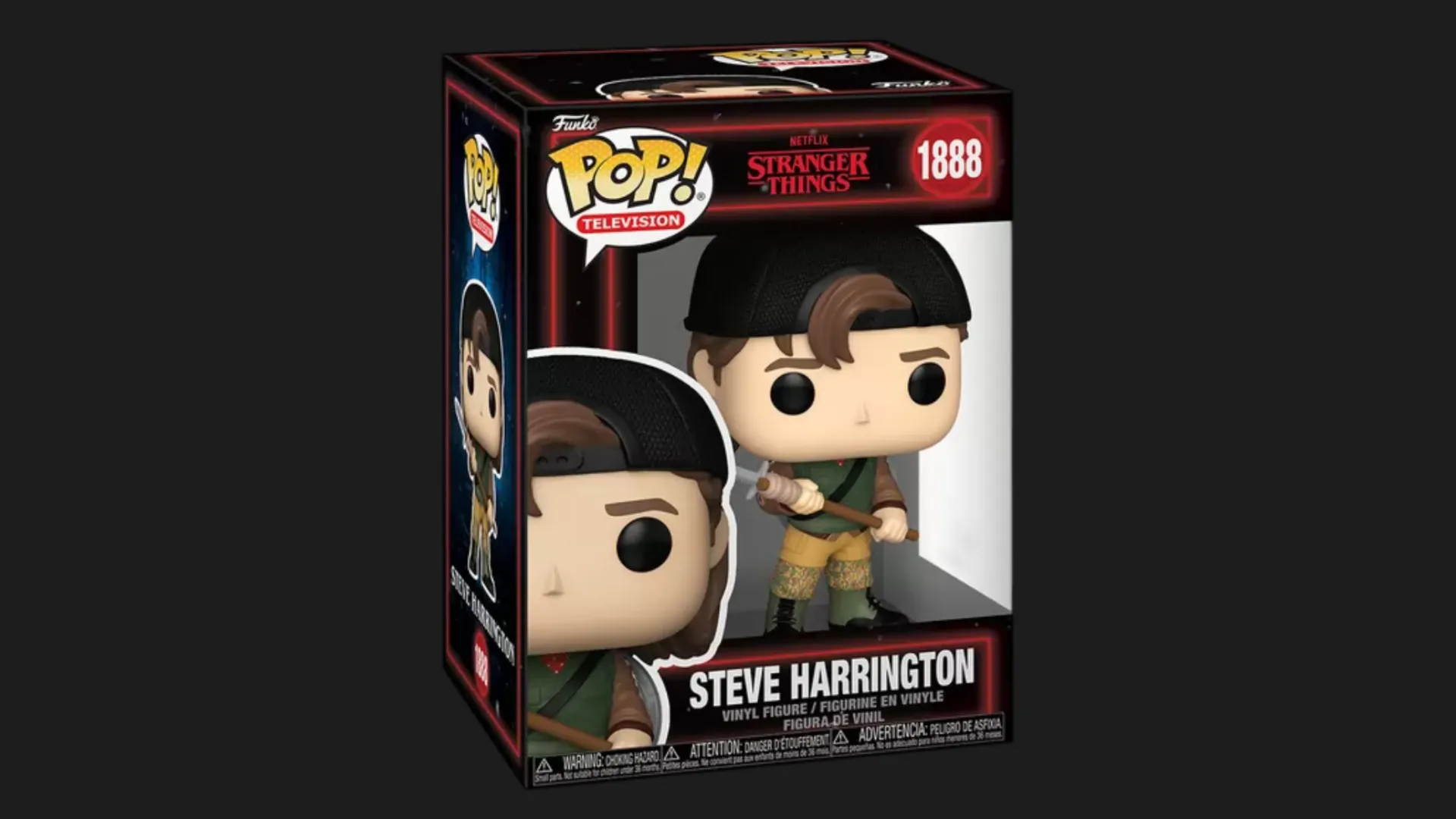 Фигурка Funko Pop! серии Очень странные дела S5 — Стив с Копьем (94354)