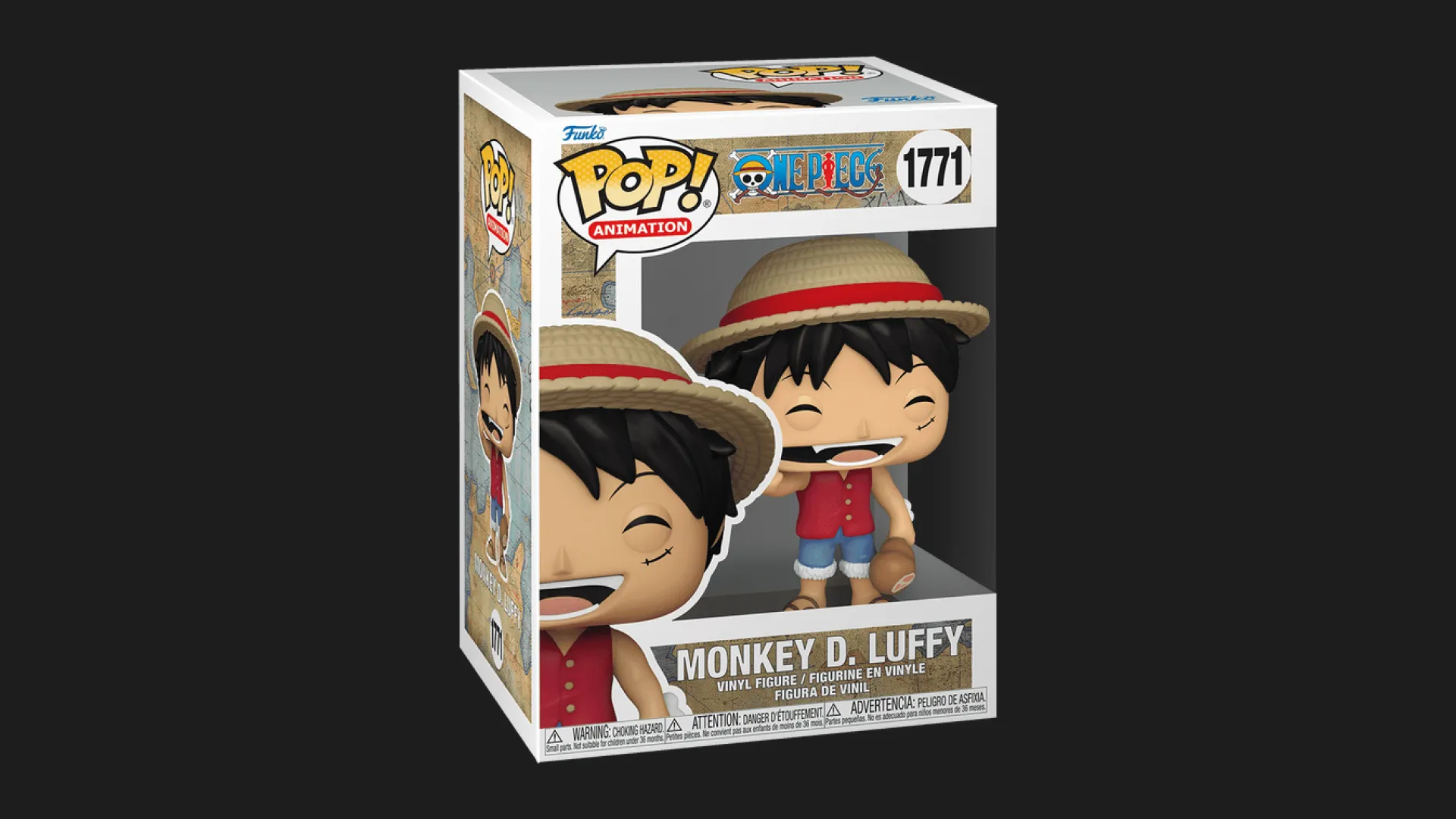 Фігурка Funko Pop! серії Великий куш — Луффі, що Посміхається (80365)