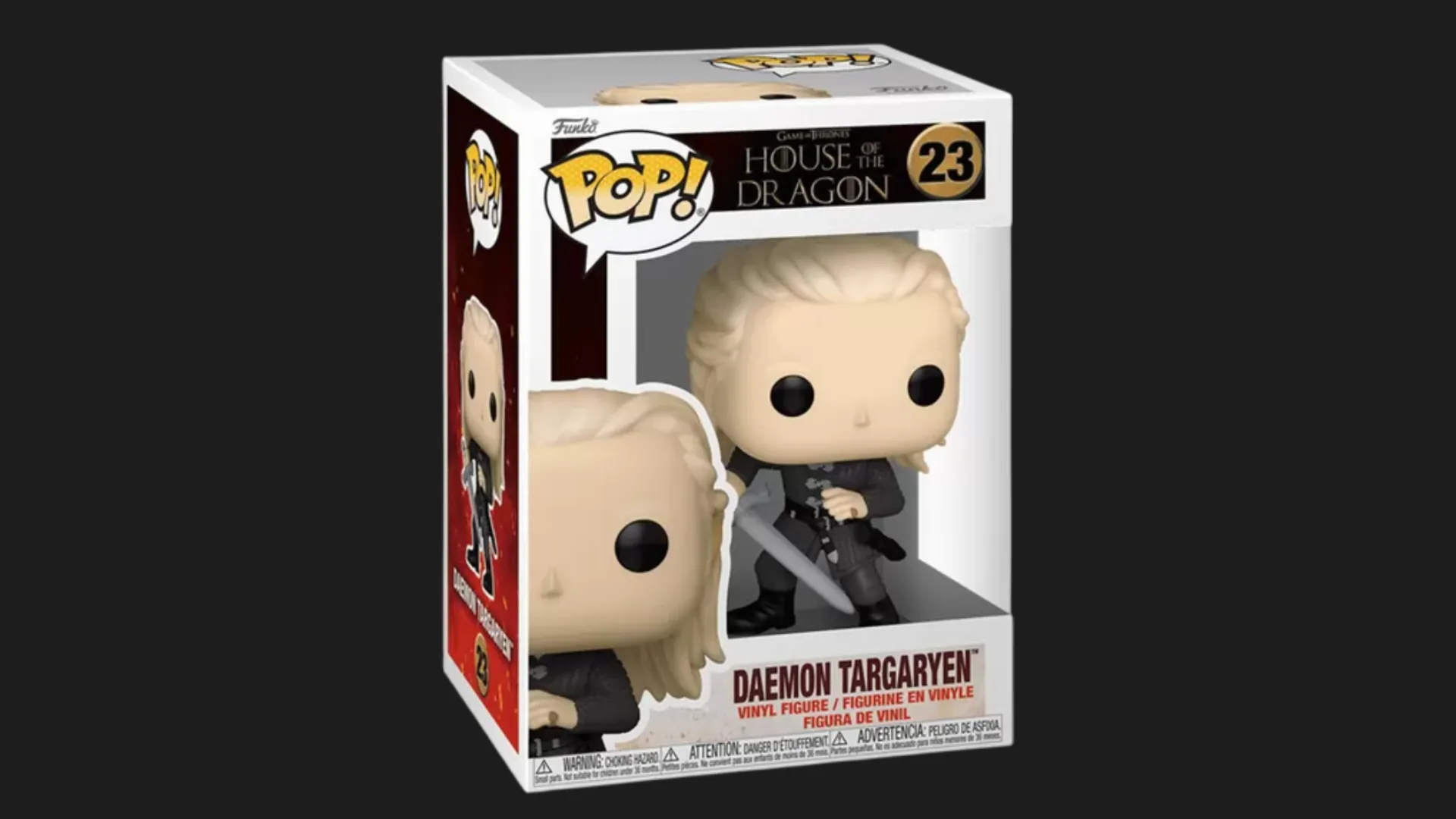 Фигурка Funko Pop! серии Дом Дракона S4 — Деймон Таргариен с Мечем (83464)