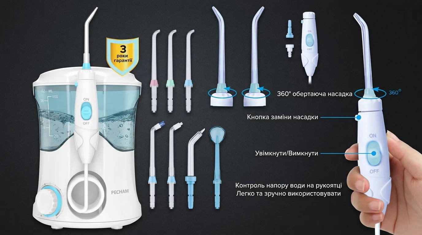 Ирригатор Pecham Professional (White)