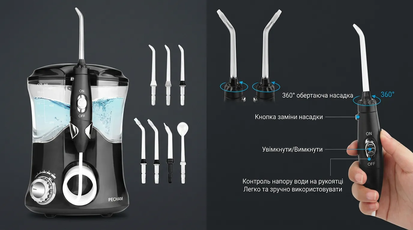 Ирригатор Pecham Professional (Black)