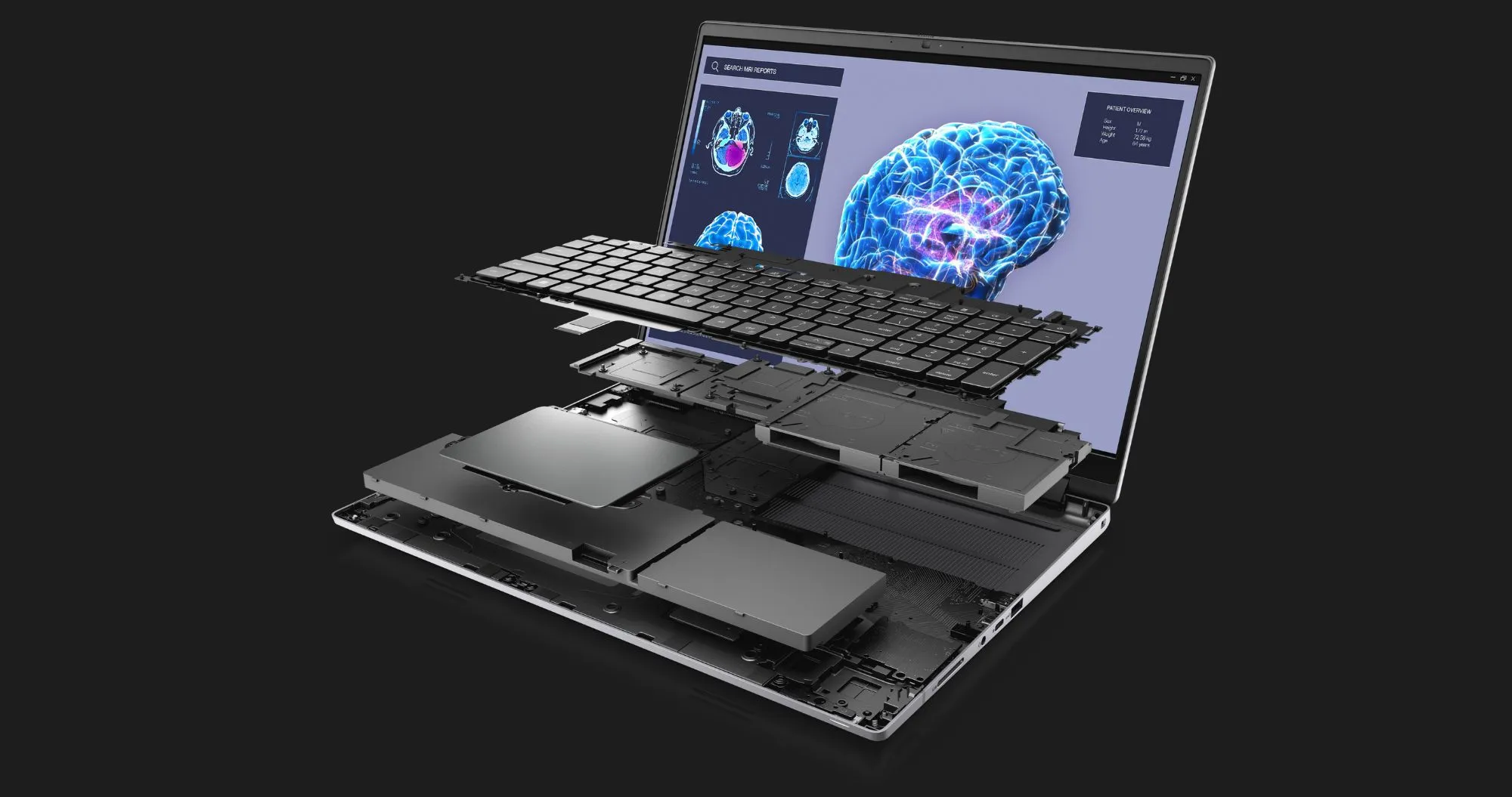 Ноутбук Dell Precision 7680 16" (Intel Core i7/64GB/4TB (SSD)/RTX 1000 ADA) (N007P7680128W1004) (Standard)