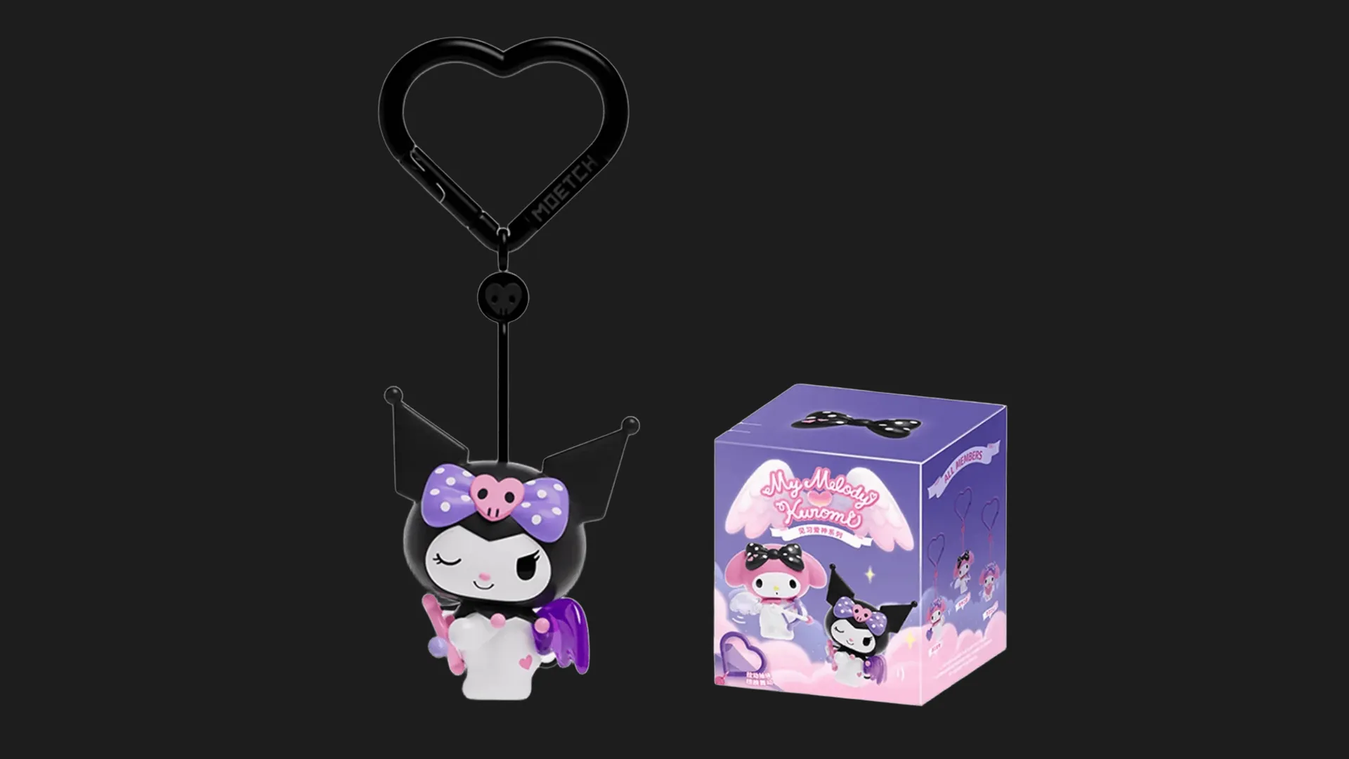 Механічна фігурка-сюрприз Pop Top Kuromi &amp; My Melody — Милі крильця (24MDL-003)