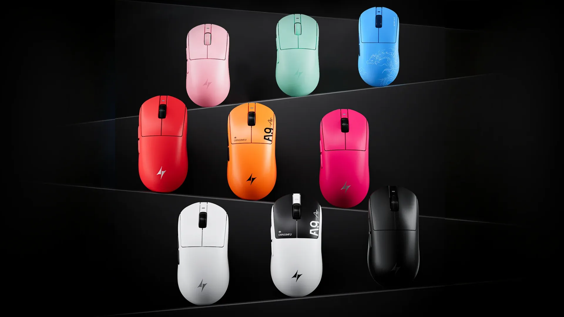 Мышь ATK A9 Air Ultimate+ (Orange)