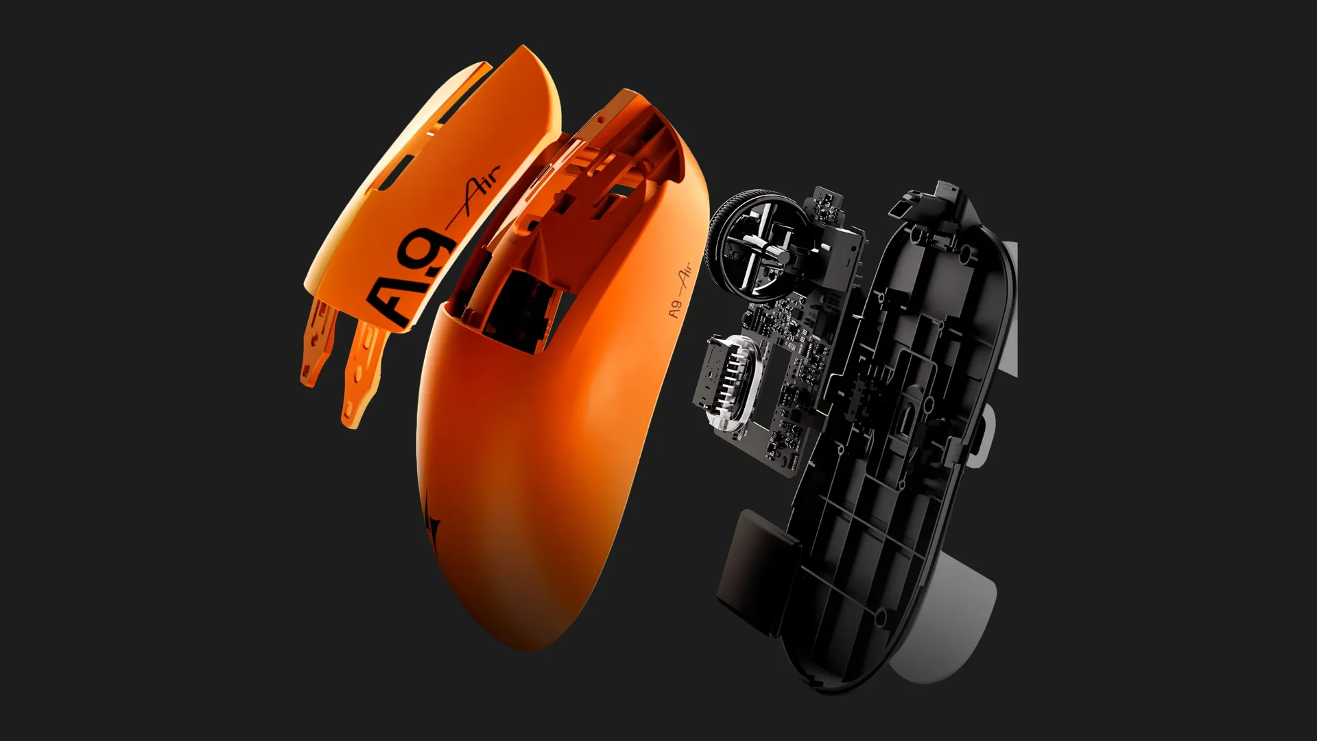 Мышь ATK A9 Air Ultimate+ (Orange)