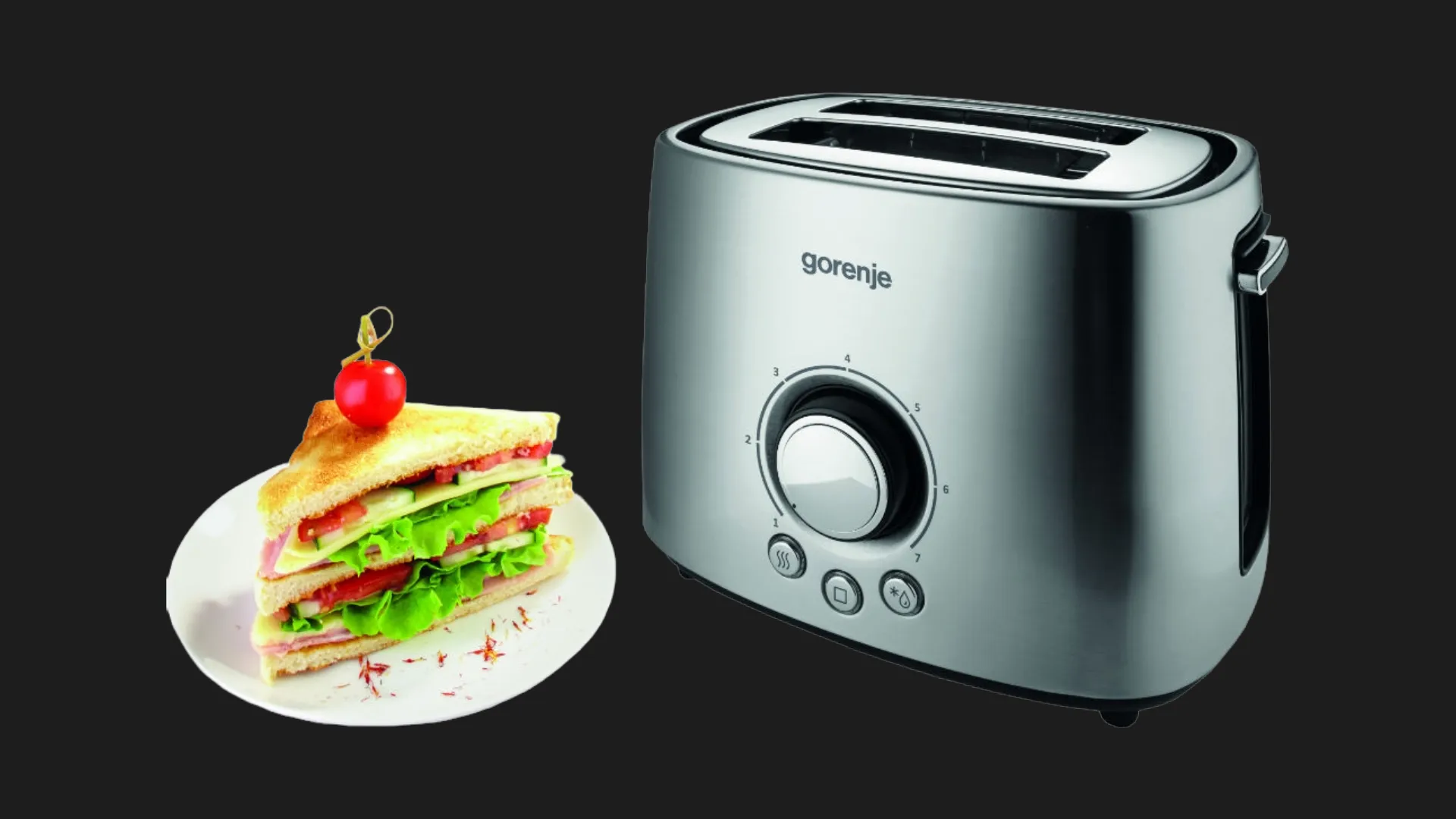 Тостер Gorenje T1000E (Stainless Steel)
