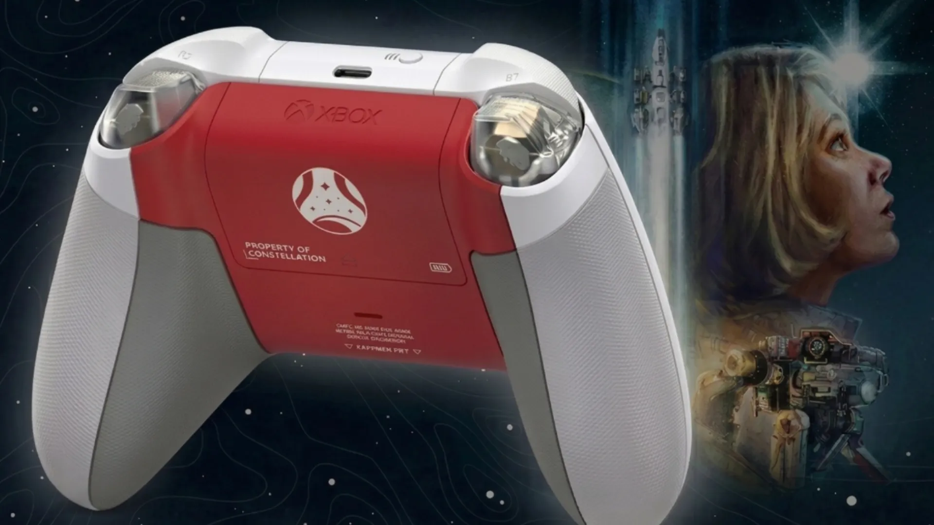 Геймпад Microsoft Xbox Series X | S Wireless Controller Starfield Edition (QAU-00108) (White)