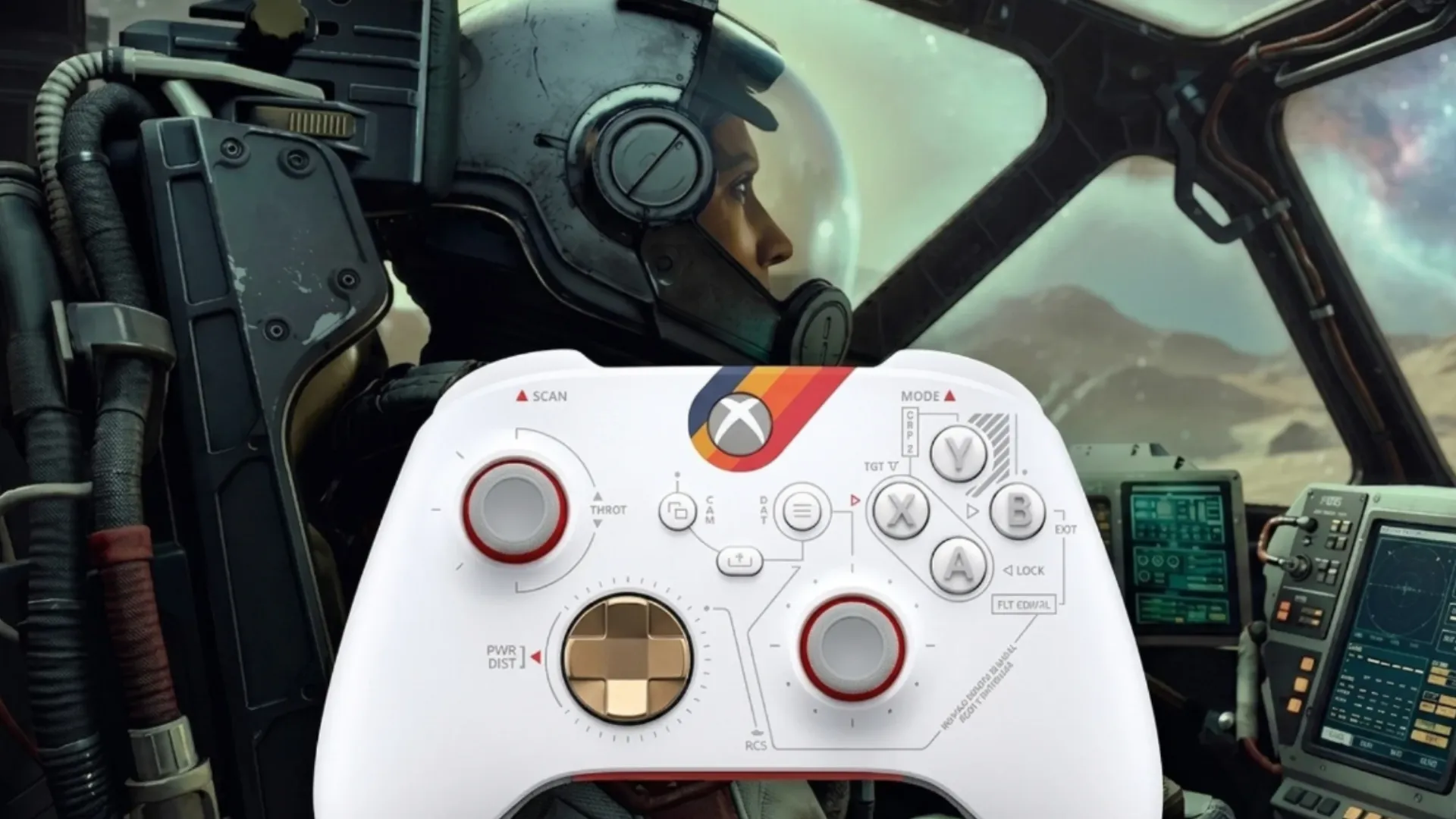 Геймпад Microsoft Xbox Series X | S Wireless Controller Starfield Edition (QAU-00108) (White)