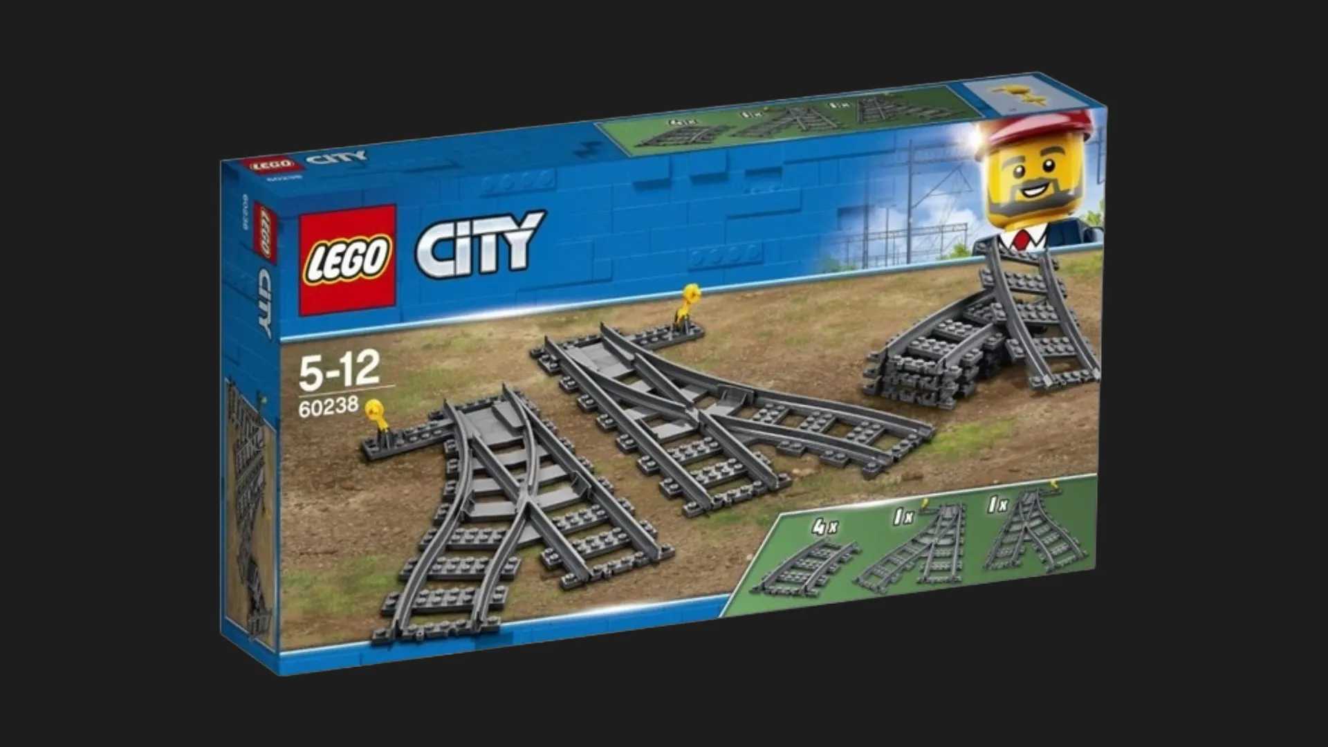 Конструктор LEGO City Стрілочний перевід (60238)
