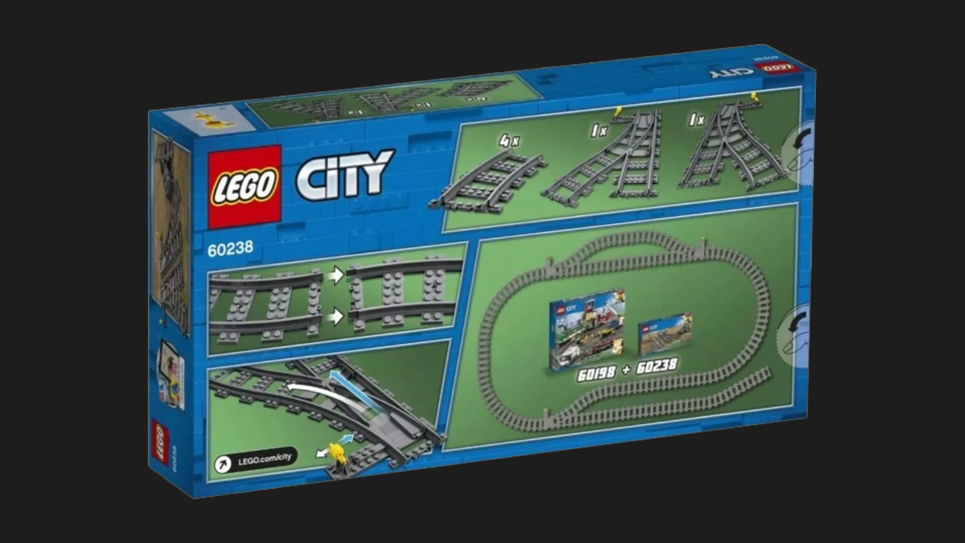 Конструктор LEGO City Стрілочний перевід (60238)