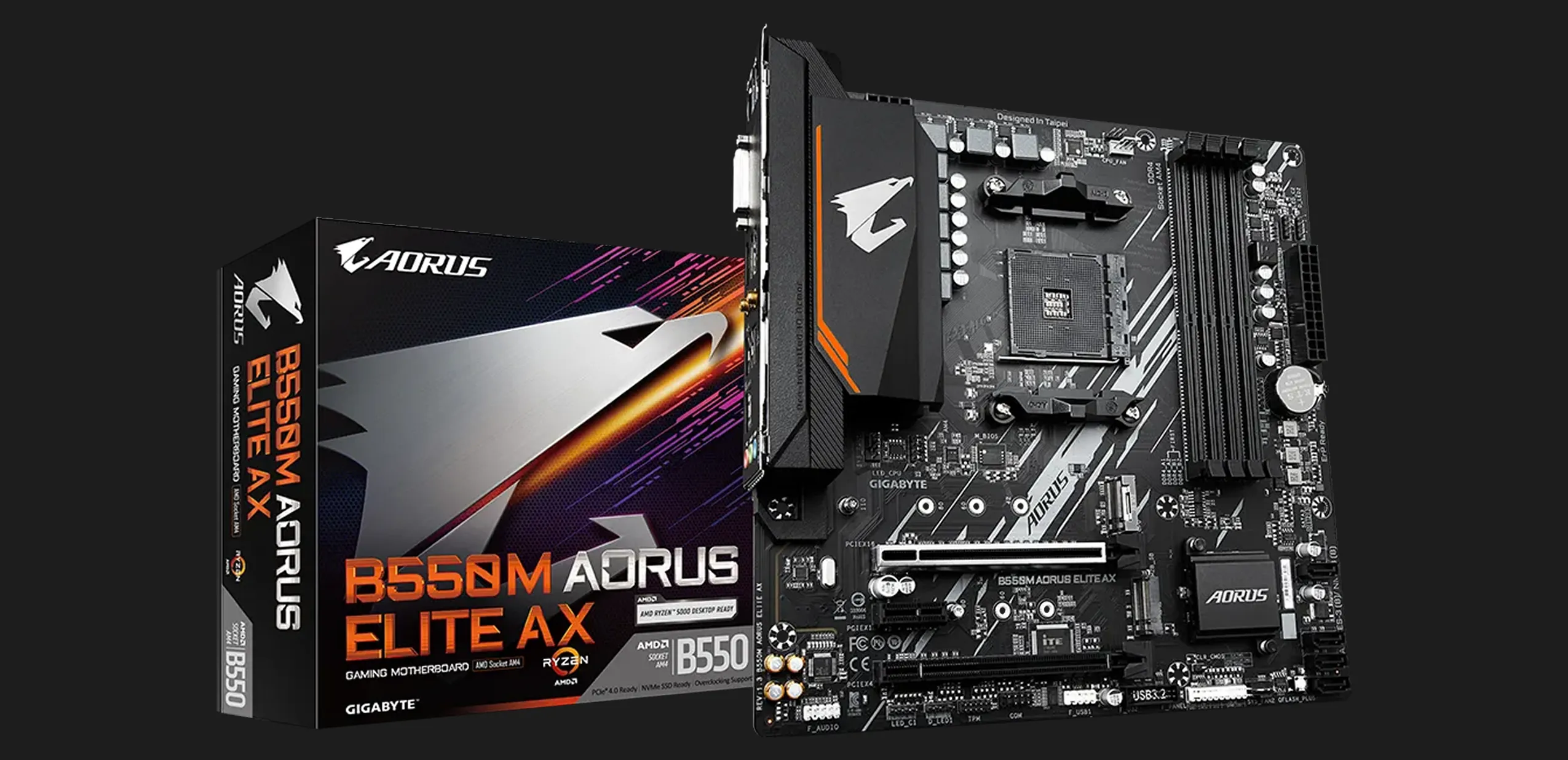 Материнская плата GIGABYTE B550M AORUS ELITE sAM4 (B550M AORUS ELITE)