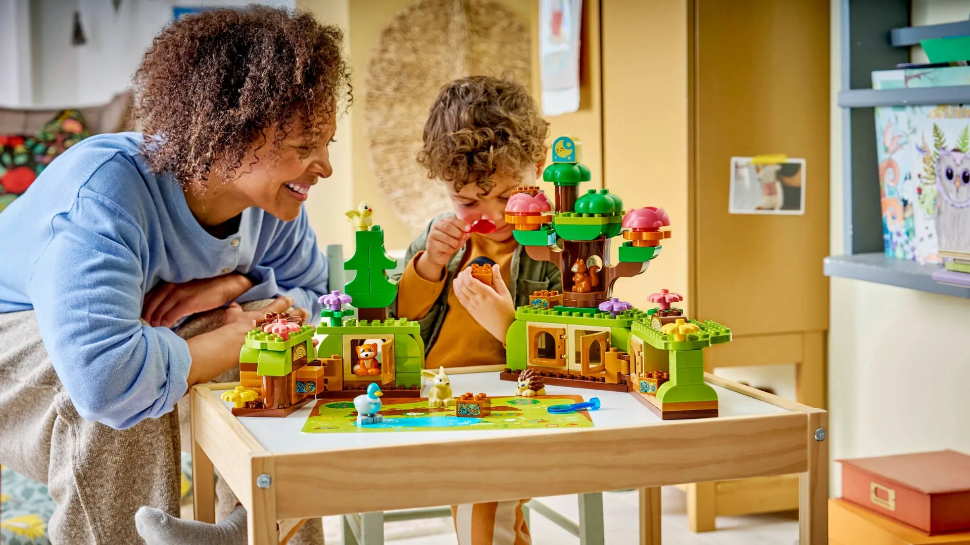 Конструктор LEGO DUPLO Лес открытий с дикими животными (10480)