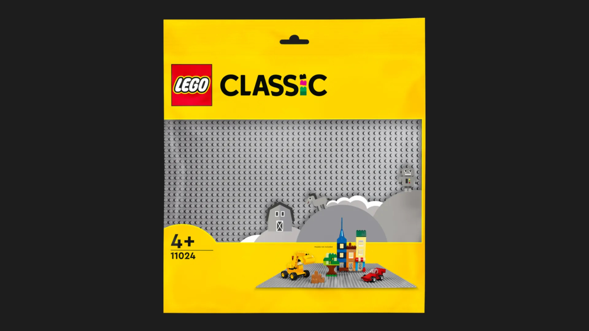 Конструктор LEGO Classic Базовая пластина серого цвета (11024)