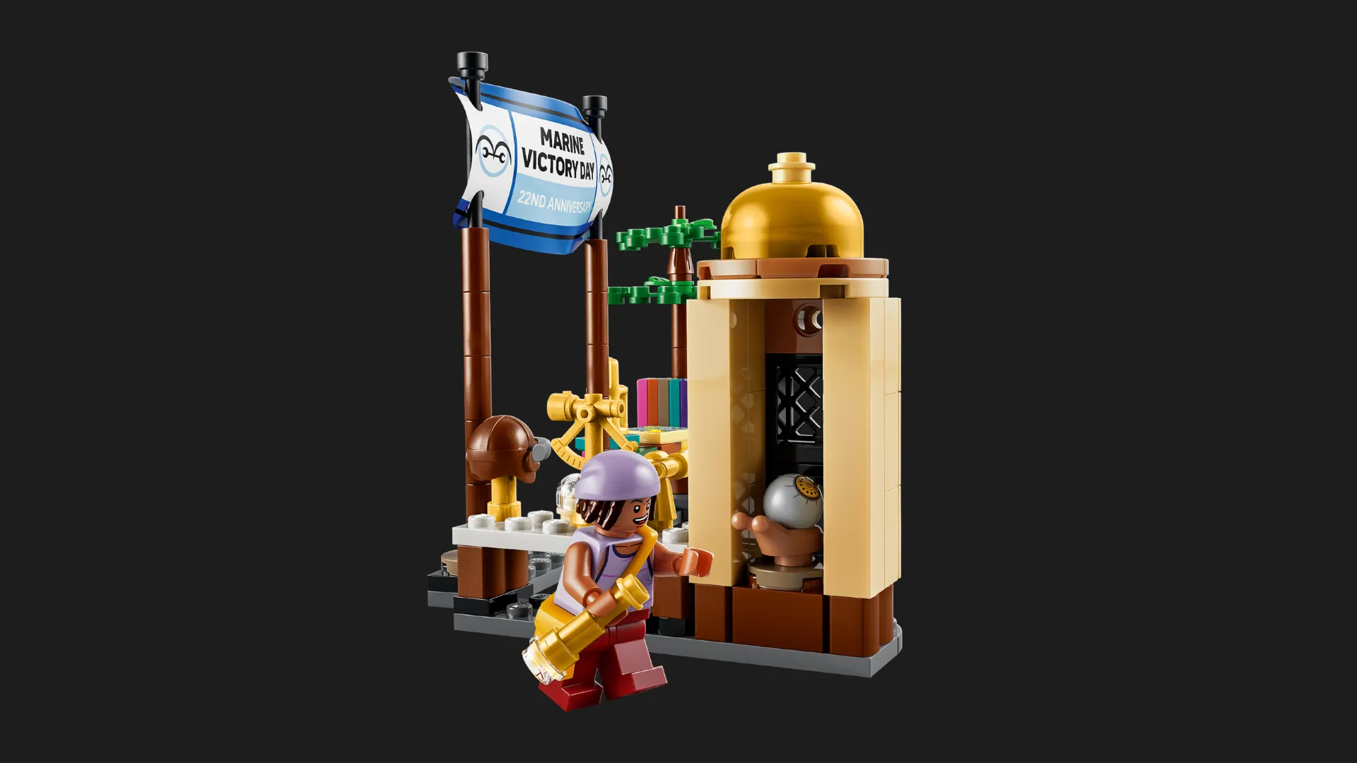 Конструктор LEGO One Piece Морской боевой корабль Гарпа (75646)