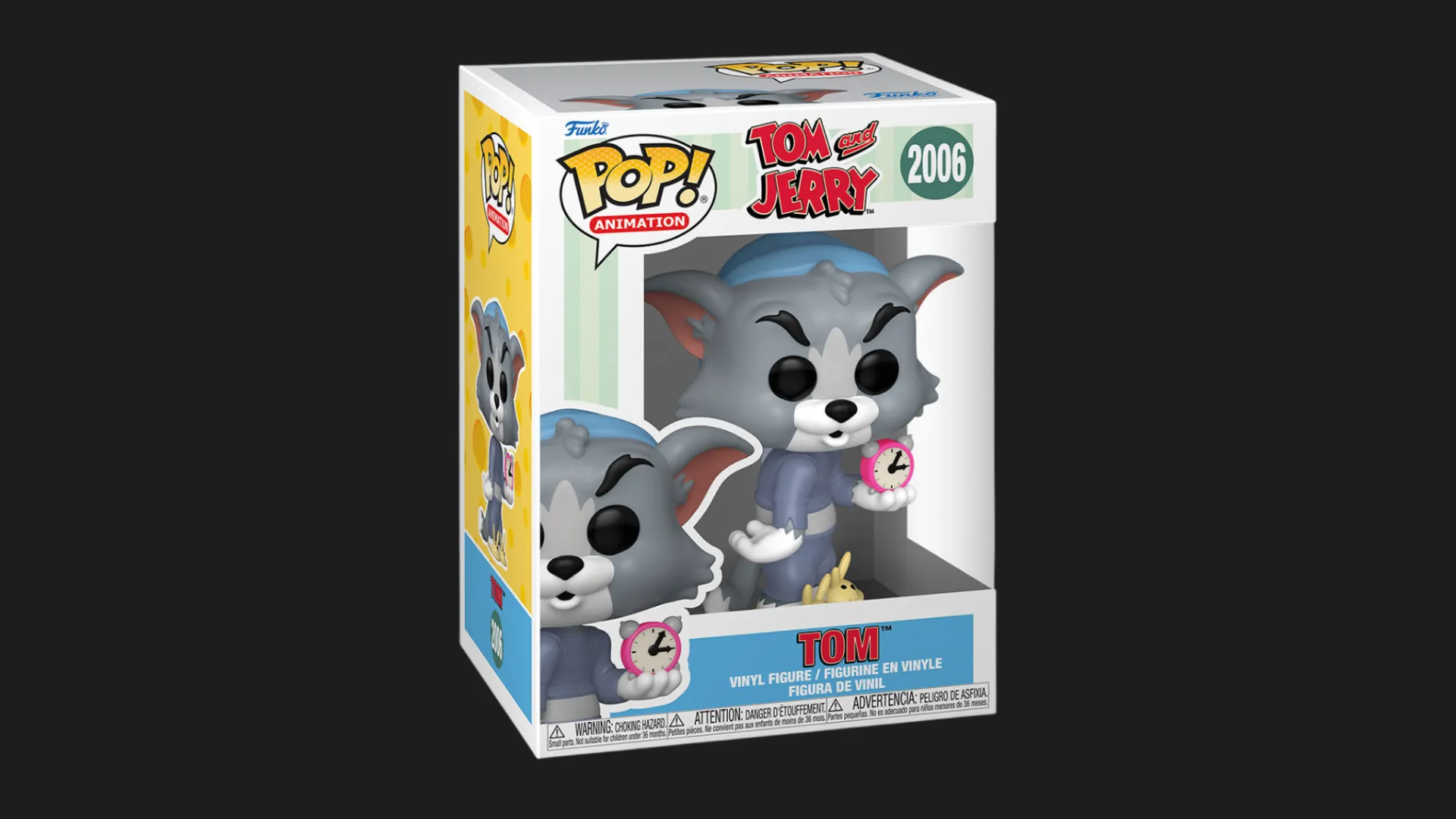 Фігурка Funko Pop! серії Том і Джеррі S4 — Том з Будильником (86282)