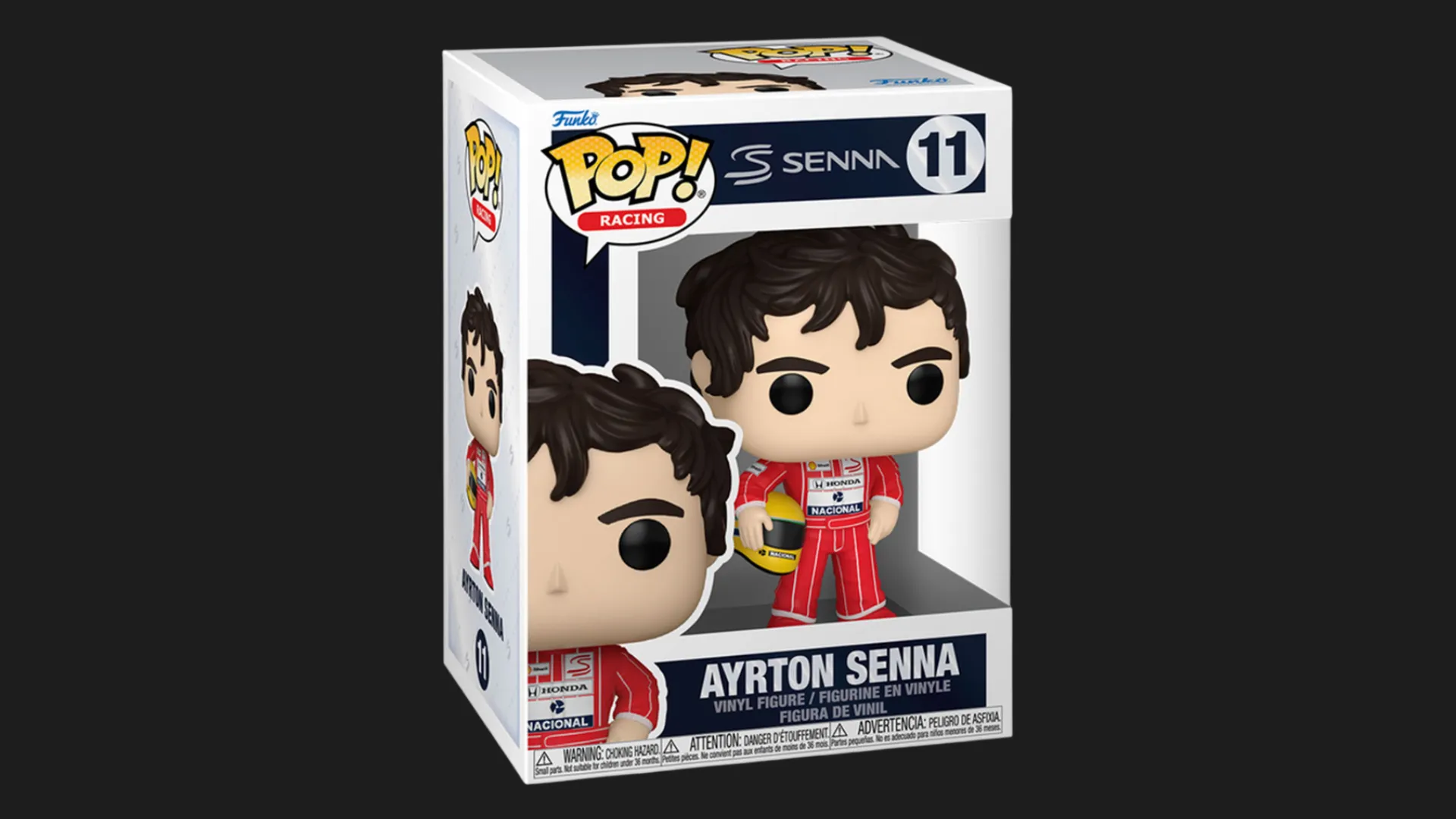 Фігурка Funko Pop! серії Формула-1 — Айртон Сенна (McLaren) (86180)