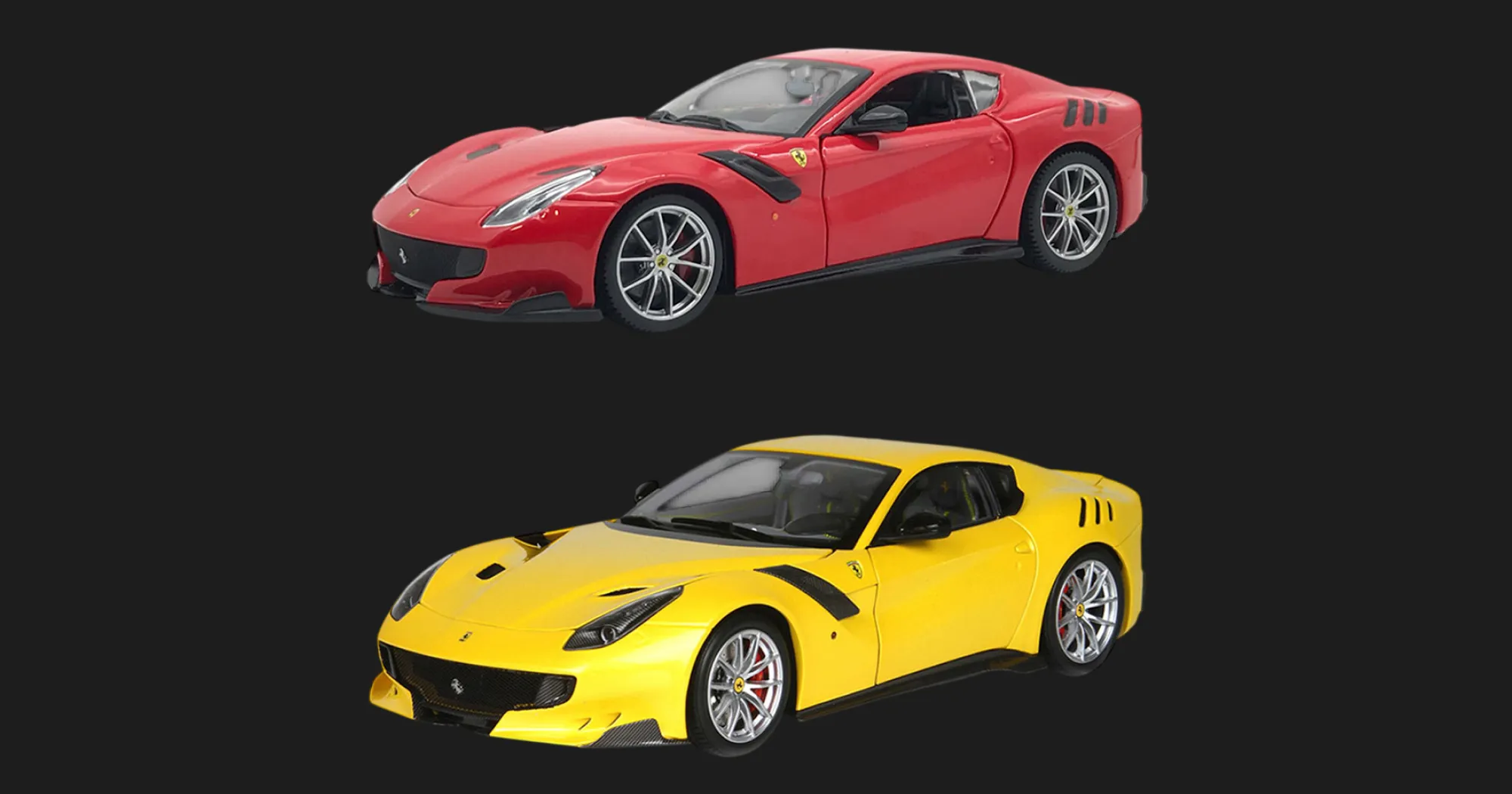 Автомодель Bburago — Ferrari F12Tdf в асортименті, 1:24 (Yellow, Red) (18-26021)