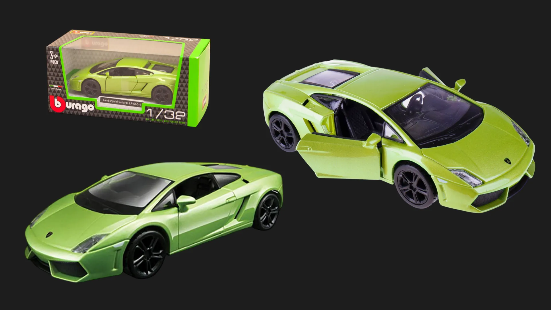 Автомодель Bburago Lamborghini Gallardo LP560-4 (2008) в асортименті (1:32) (18-43020)