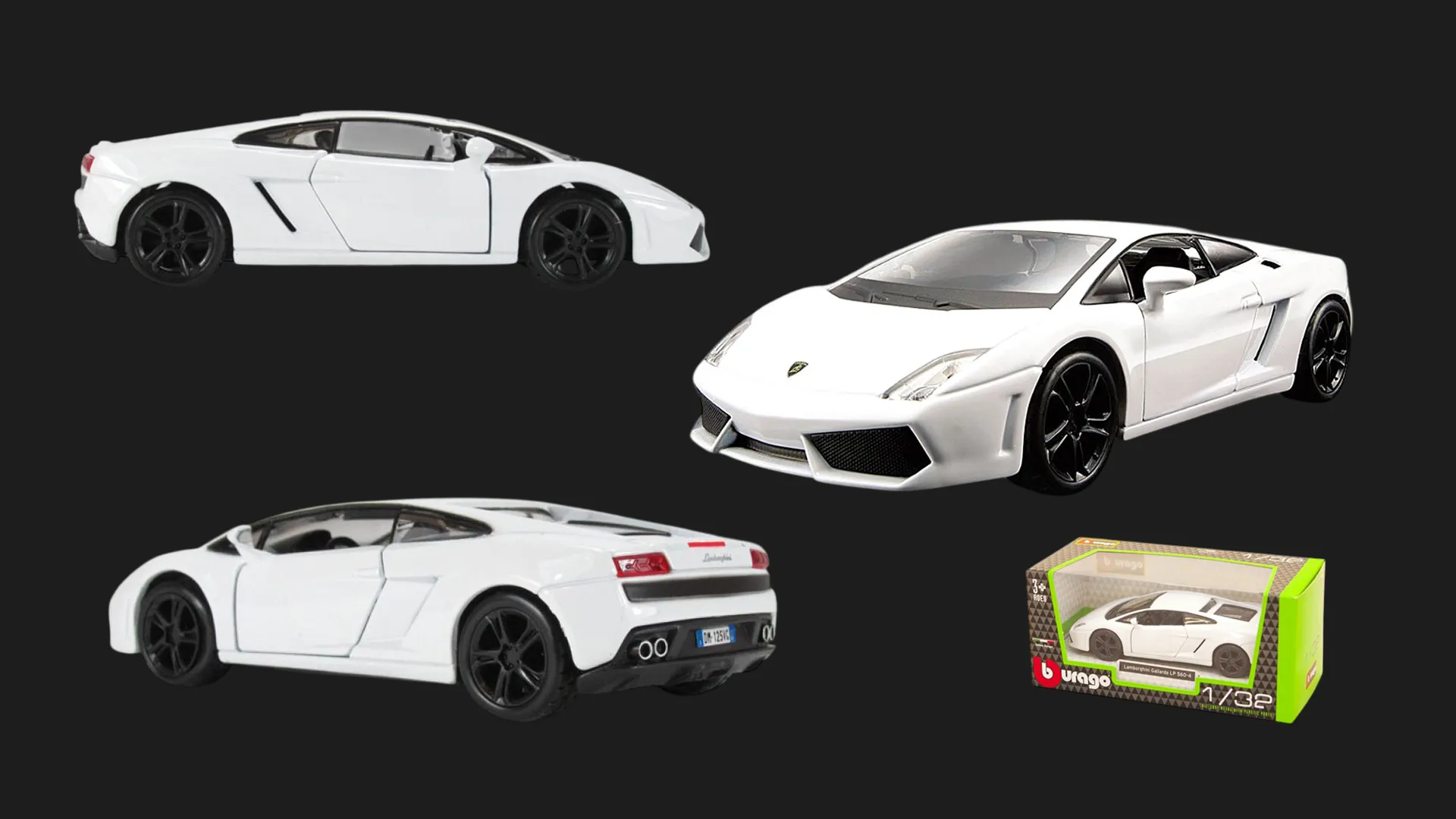 Автомодель Bburago Lamborghini Gallardo LP560-4 (2008) в асортименті (1:32) (18-43020)