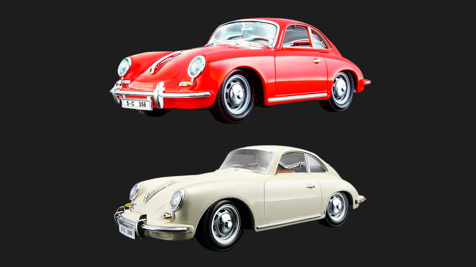 Автомодель Bburago Porsche 356B (1961) в асортименті (1:24) (18-22079)