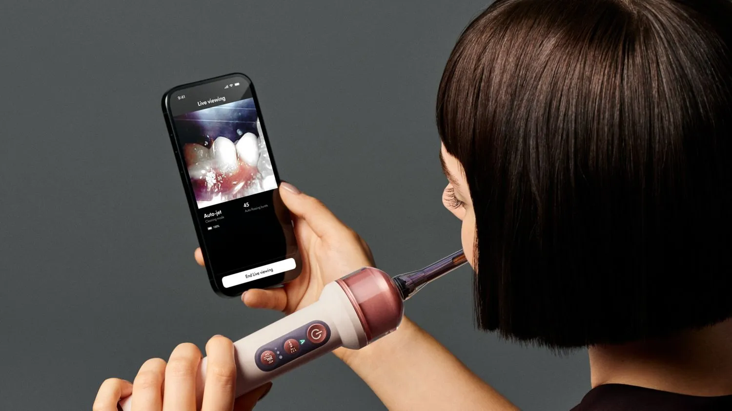 Зубная Электрощетка+Ирригатор Dyson CameraJet Toothbrush with Irrigation (Ultra Blue)