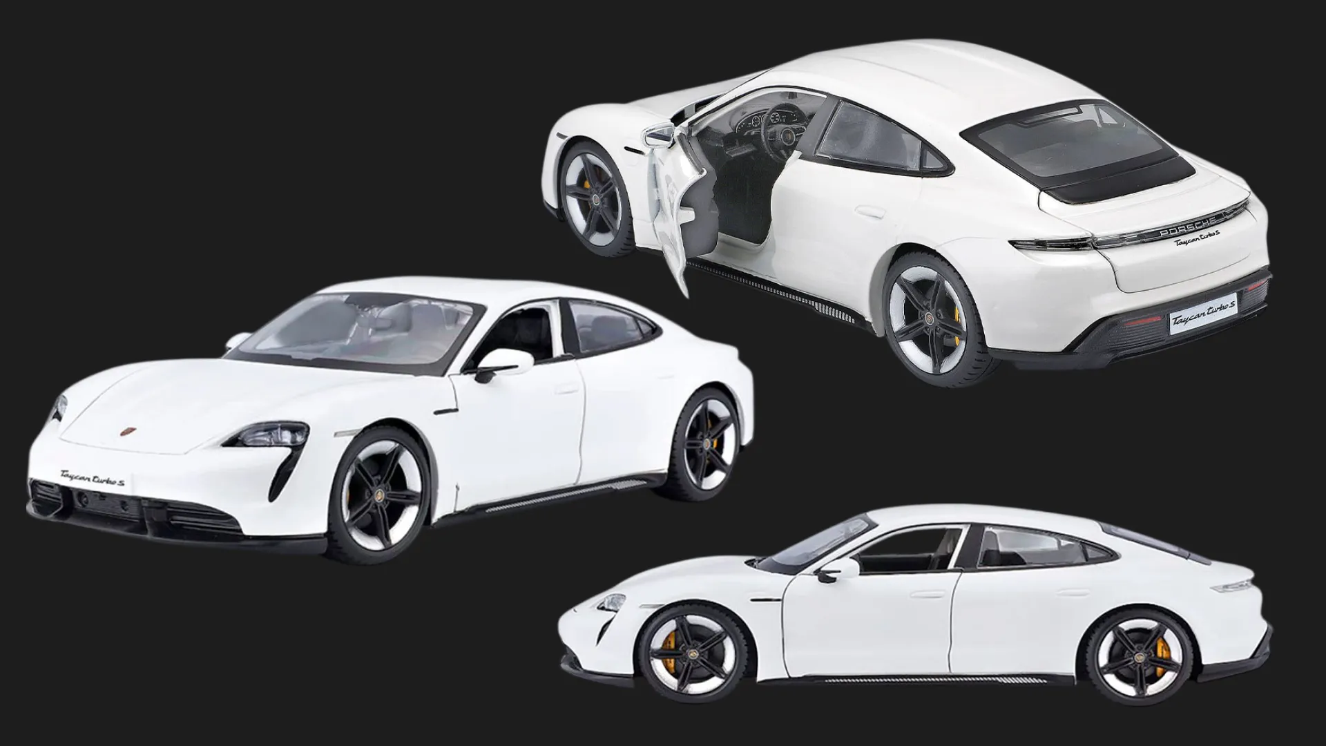Автомодель Bburago Porsche Taycan Turbo S в асортименті (1:24) (18-21098)