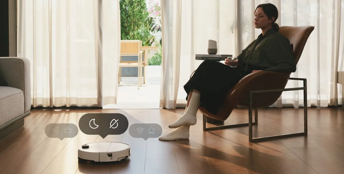 Робот-пылесос Roborock Saros 20 Sonic Complete (White)