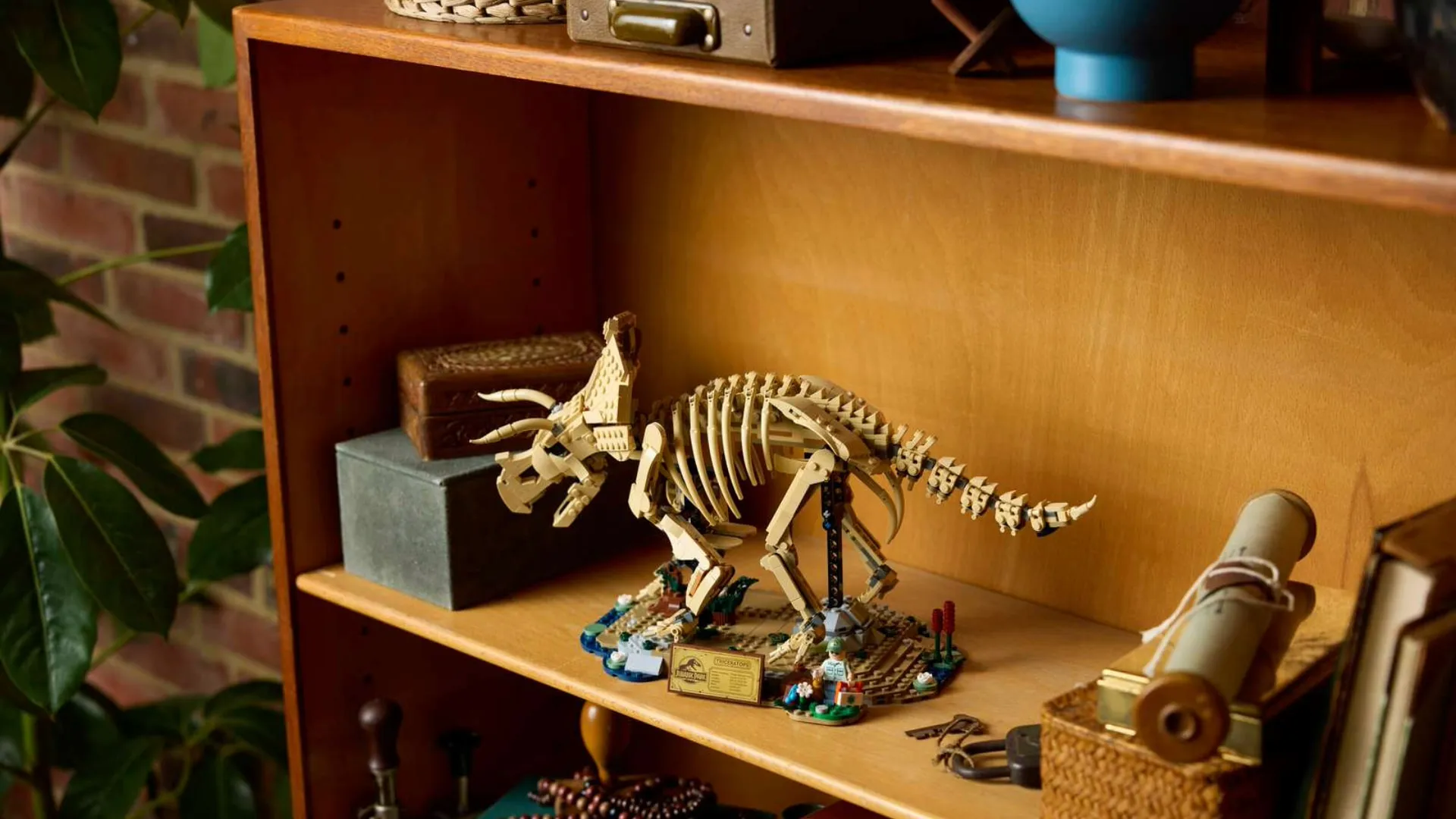 Конструктор LEGO Jurassic World Окаменелости динозавров: трицератопс (77985)