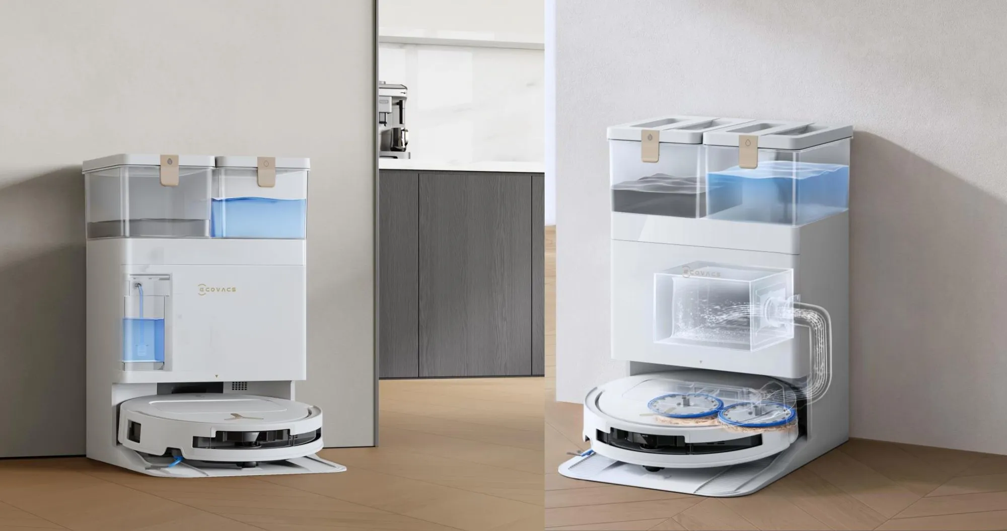Робот-пылесос Ecovacs Deebot T50S Pro Omni (White)