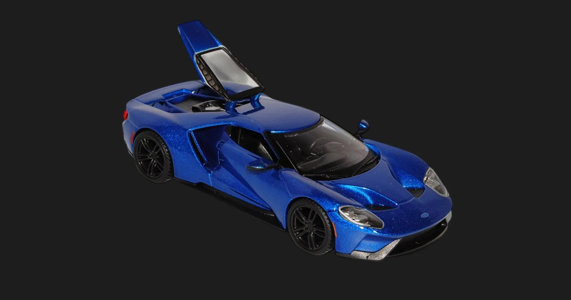 Автомодель Bburago — Ford GT в асортименті, 1:32 (Blue Metallic, Silver Metallic) (18-43043)