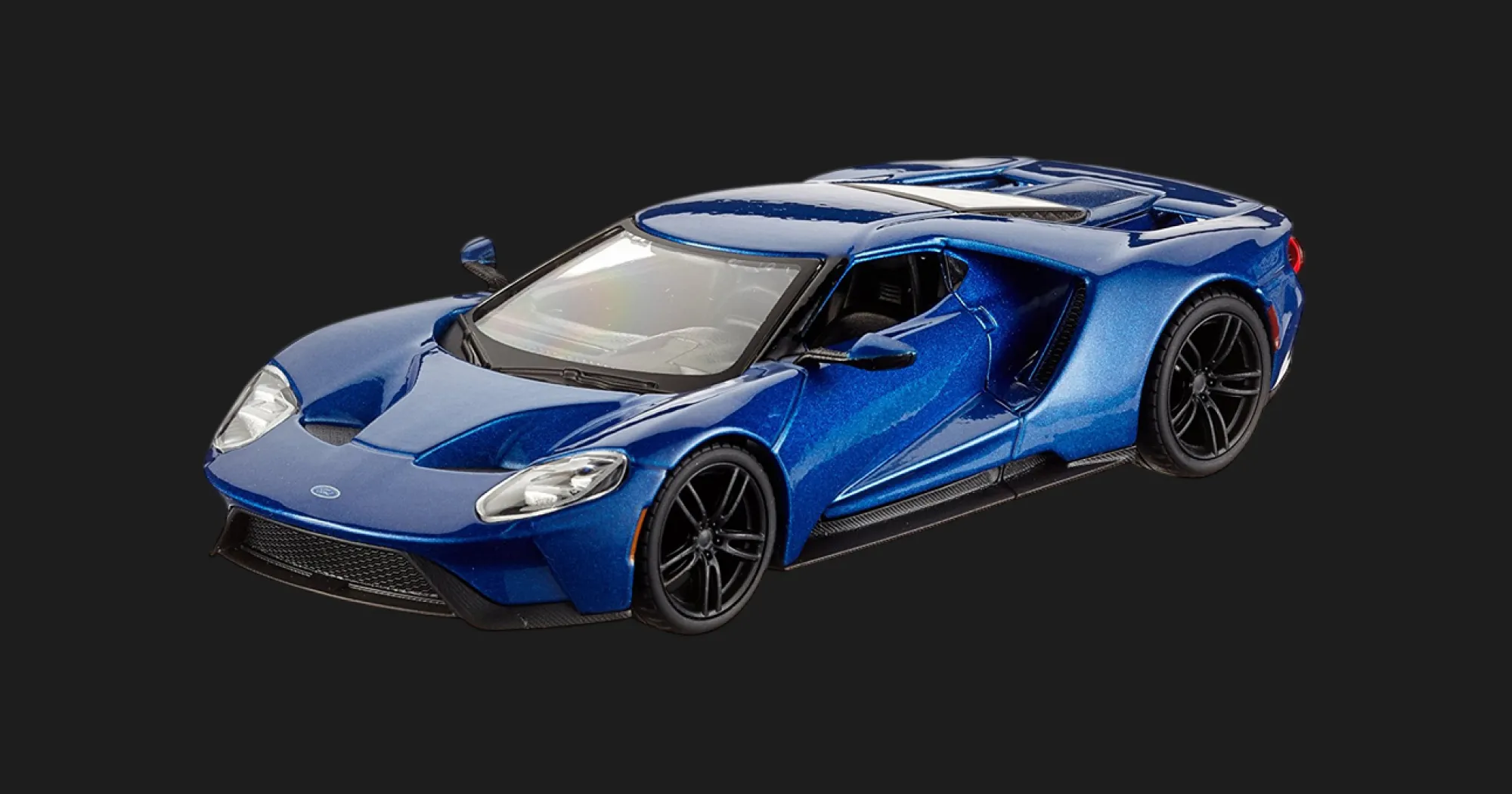 Автомодель Bburago — Ford GT в асортименті, 1:32 (Blue Metallic, Silver Metallic) (18-43043)