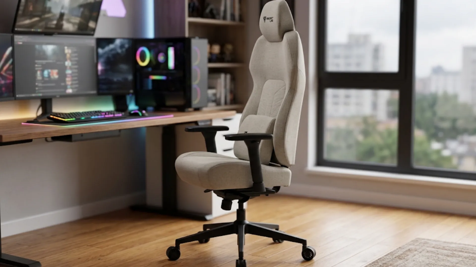 Крісло ігрове GamePro (GC760LG) (Light Gray) (UA)