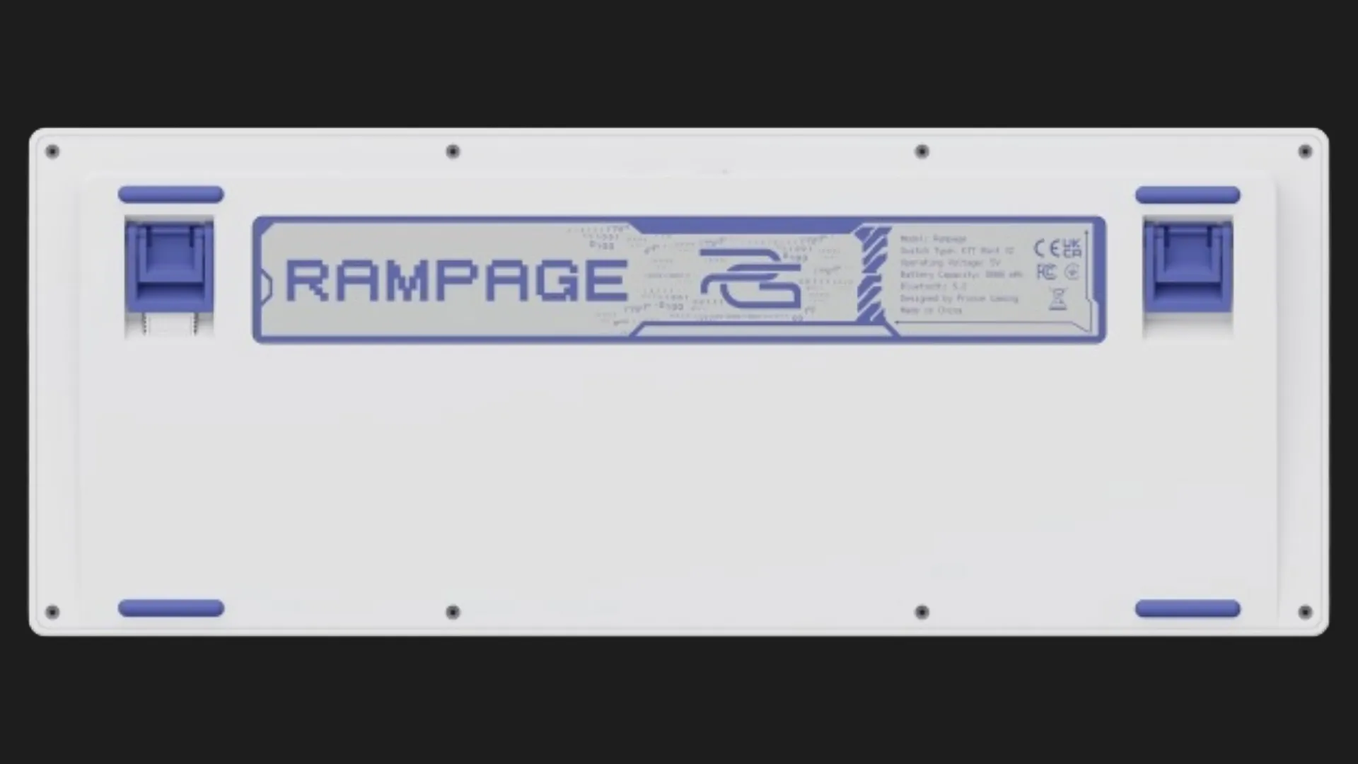 Клавіатура бездротова Proove Gaming Rampage gradient (Purple/White) (WKRM00022419)