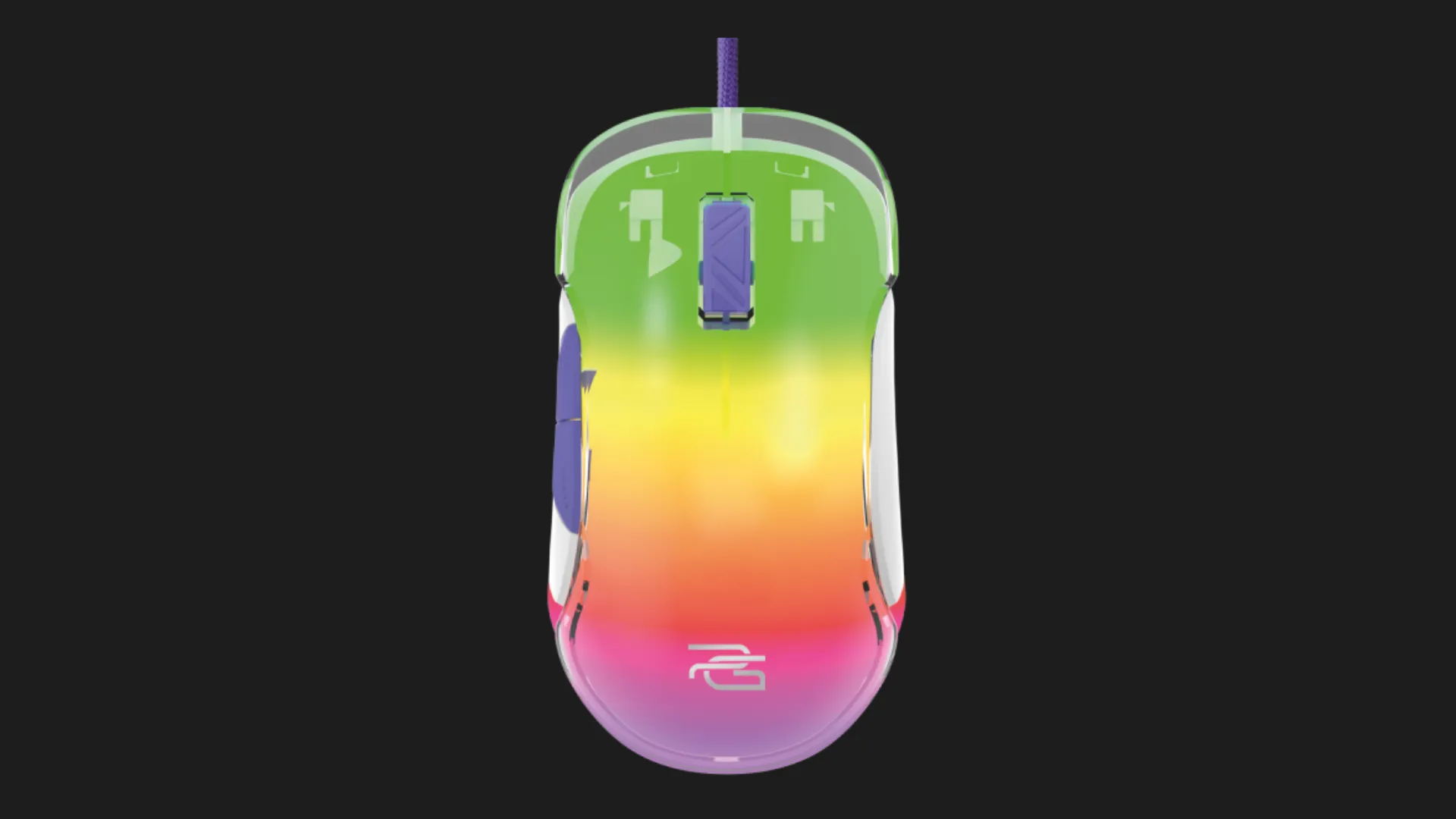 Проводная игровая мышь Proove Gaming Blaze (Black/Purple) (UA)