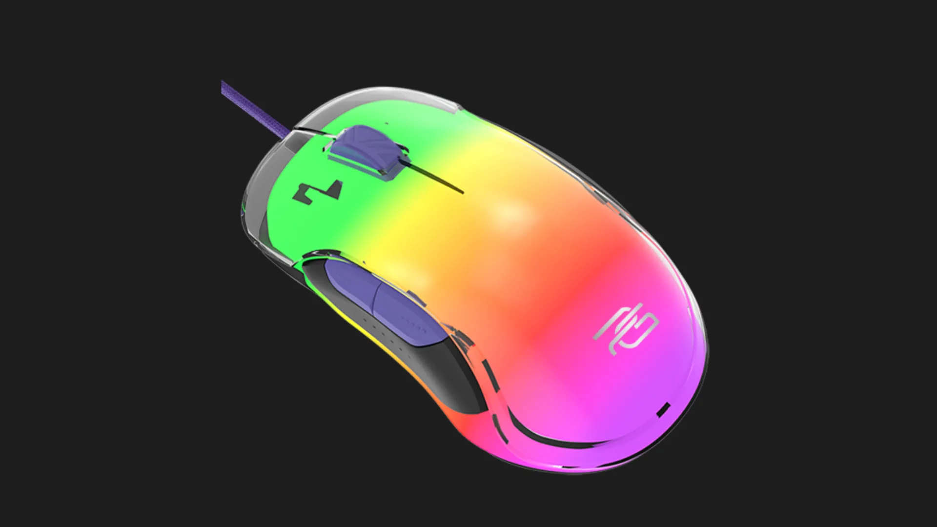 Проводная игровая мышь Proove Gaming Blaze (Black/Purple) (UA)