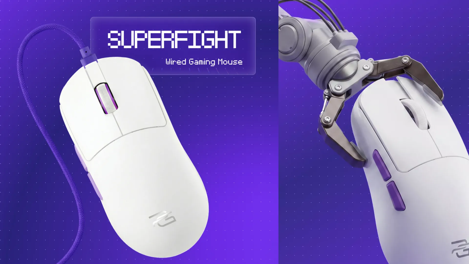 Проводная игровая мышь Proove Gaming Superfight Wired (Black/Purple) (UA)