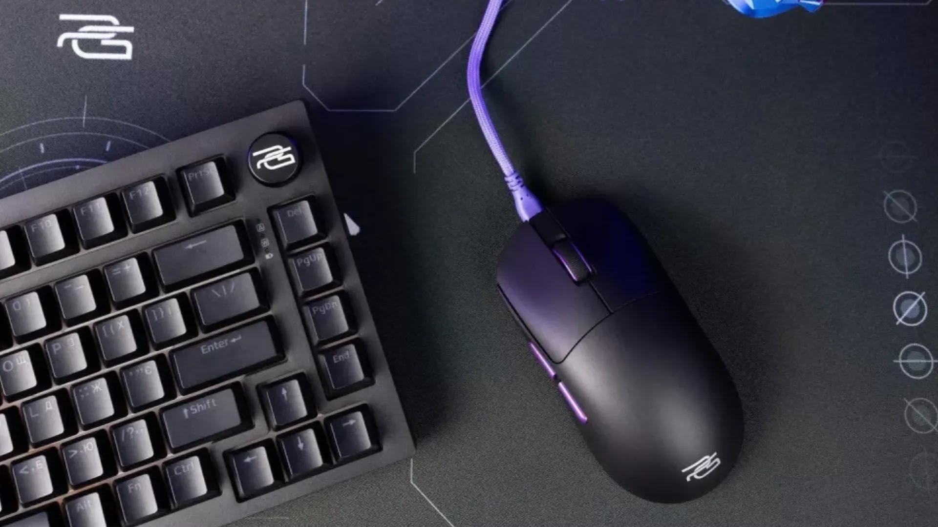 Проводная игровая мышь Proove Gaming Superfight Wired (Black/Purple) (UA)