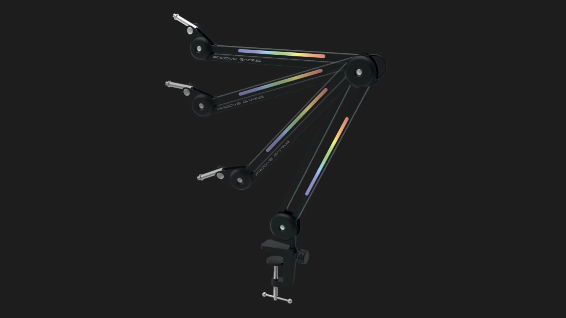 Пантограф для мікрофону Proove Gaming Neon Arm (Black) (UA)