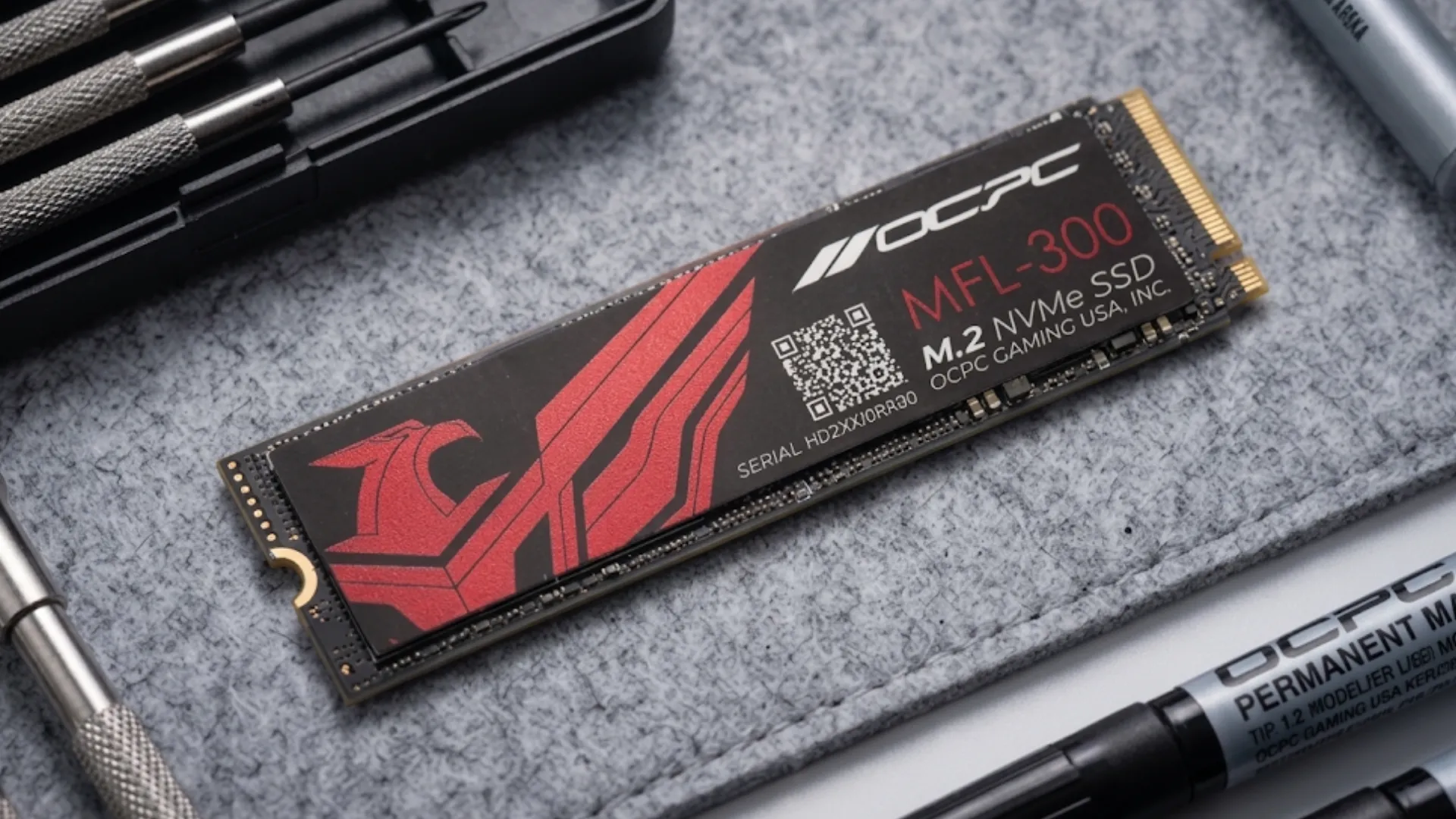 SSD накопитель OCPC MFL-300 256GB M.2 NVMe PCIe 3.0 x4 (SSDM2PCIEF256GB)