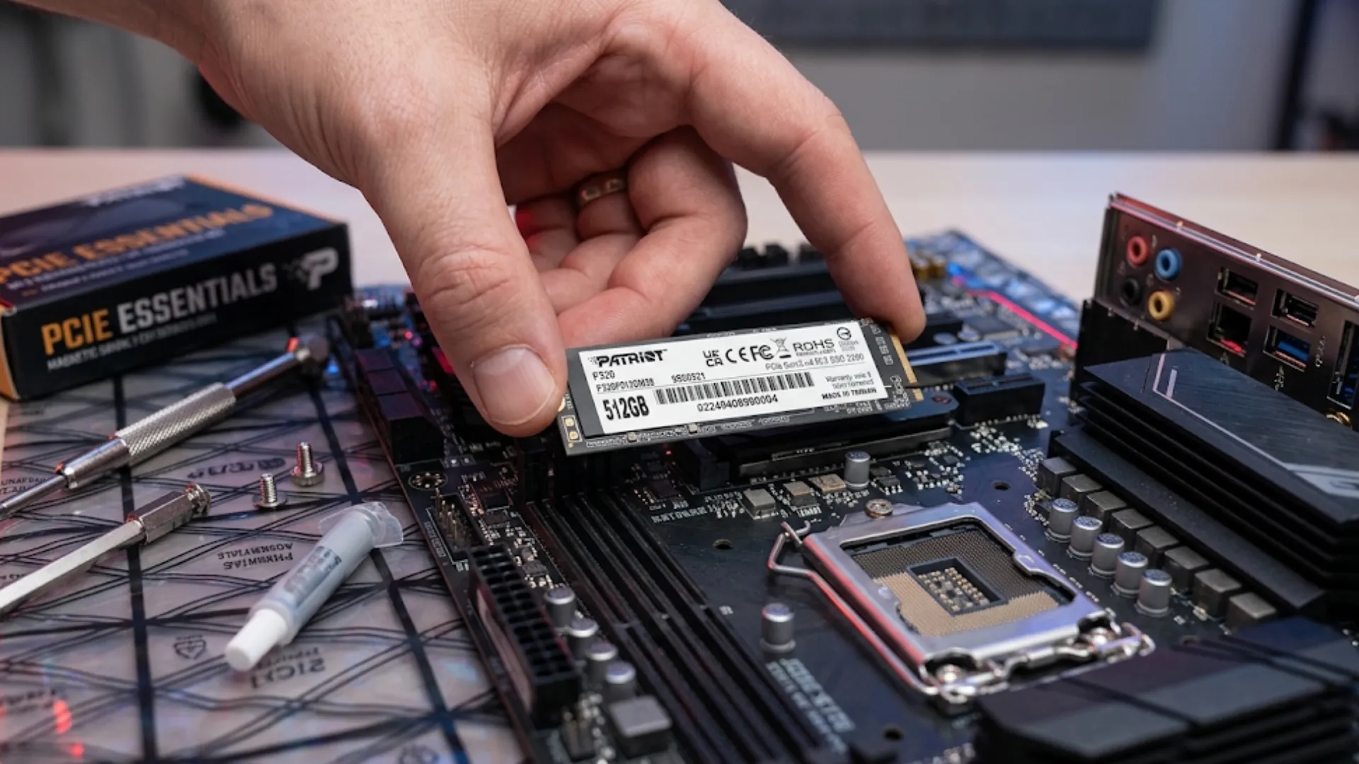 SSD накопитель Patriot P320 512GB NVMe PCIe 3.0 (P320P512GM28)