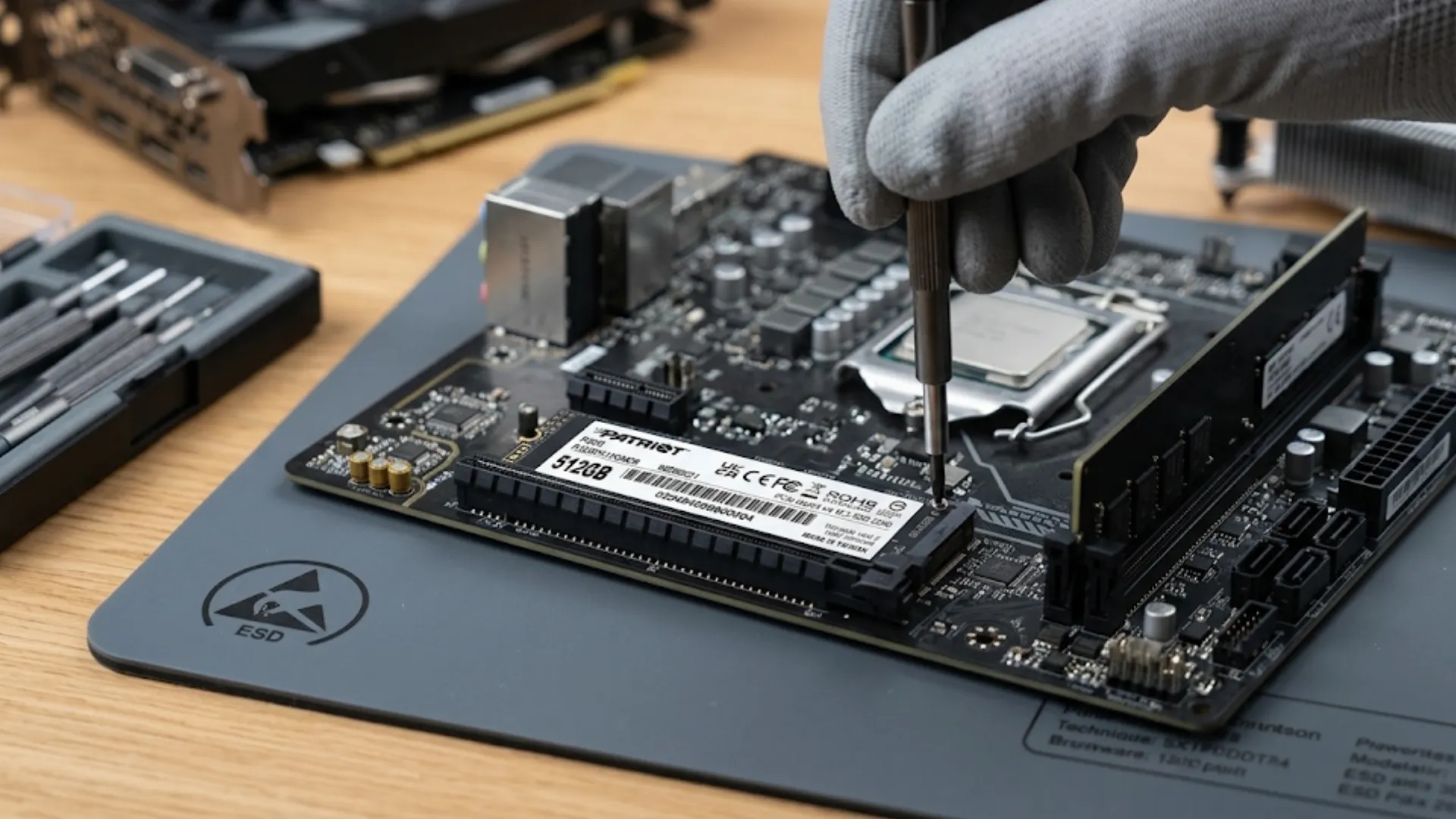 SSD накопитель Patriot P320 512GB NVMe PCIe 3.0 (P320P512GM28)